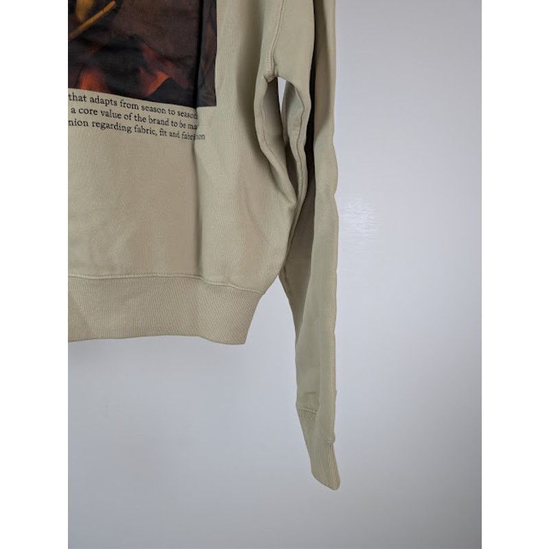 Off-White o1rshd1 Caravagg Crowning Over Hoodie in Dark Sand / Black Size US M / EU 48-50 / 2 - 14 Thumbnail
