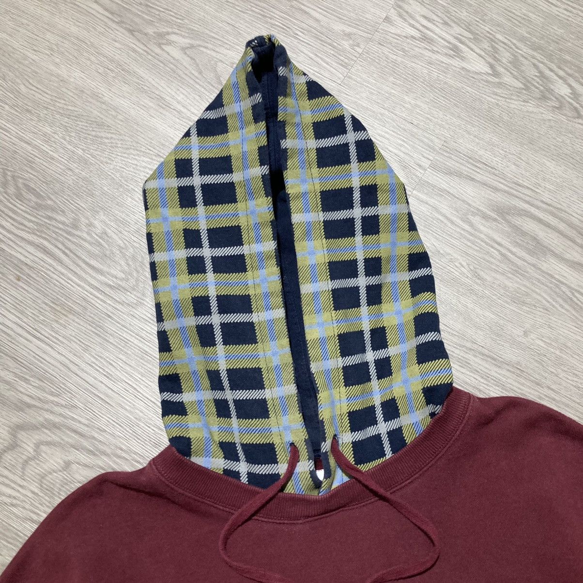 thisisneverthat 2000s ThisIsNeverThat Printed Bold Check Hooded Sweatshirt Size US XL / EU 56 / 4 - 9 Thumbnail