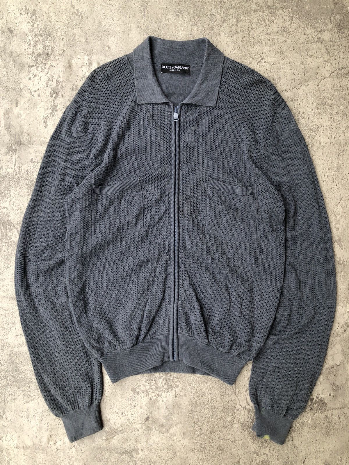 image of Dolce Gabbana Knitwear in Grey, Men's (Size Large)