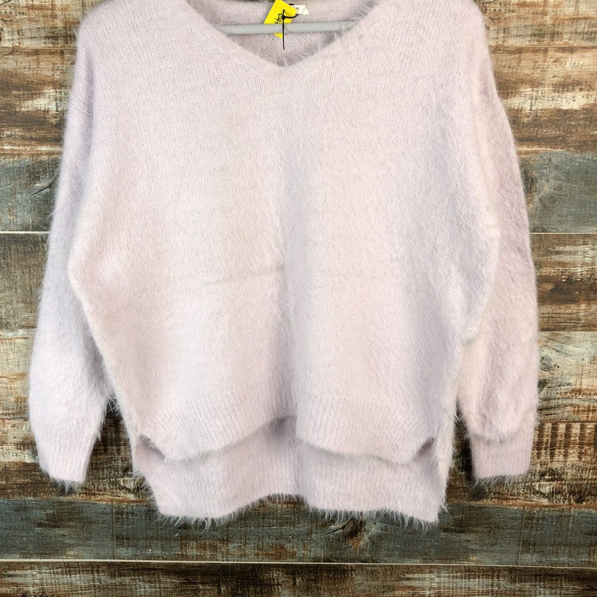Japanese Brand DL Glacier Pink Mohair Knitwear #C433 Size L / US 10 / IT 46 - 3 Thumbnail