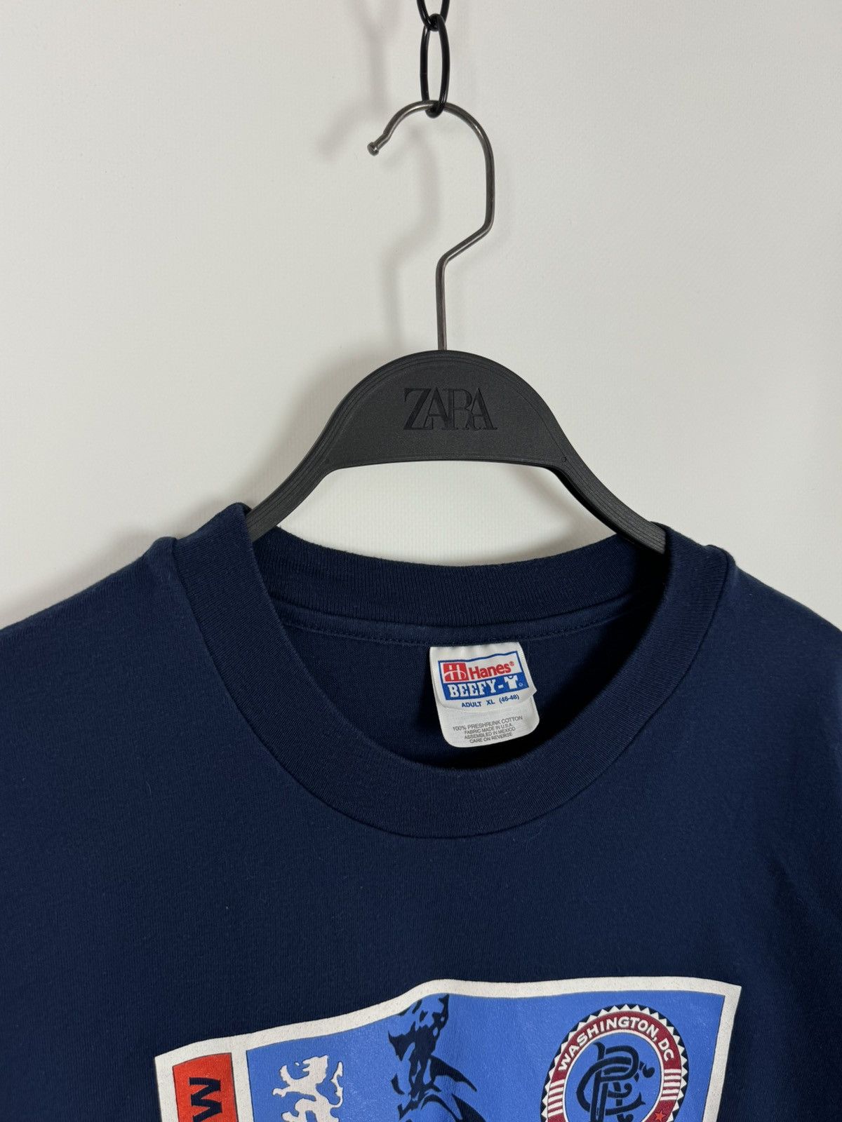 Vintage 90’s Vintage F.C. Glasgow Rangers Graphic T-Shirt Size US XL / EU 56 / 4 - 3 Thumbnail