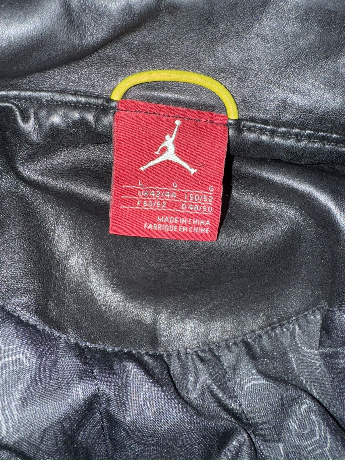 Jordan Brand × Nike × Vintage Jordan Lambskin Leather Jacket Size US L / EU 52-54 / 3 - 4 Thumbnail