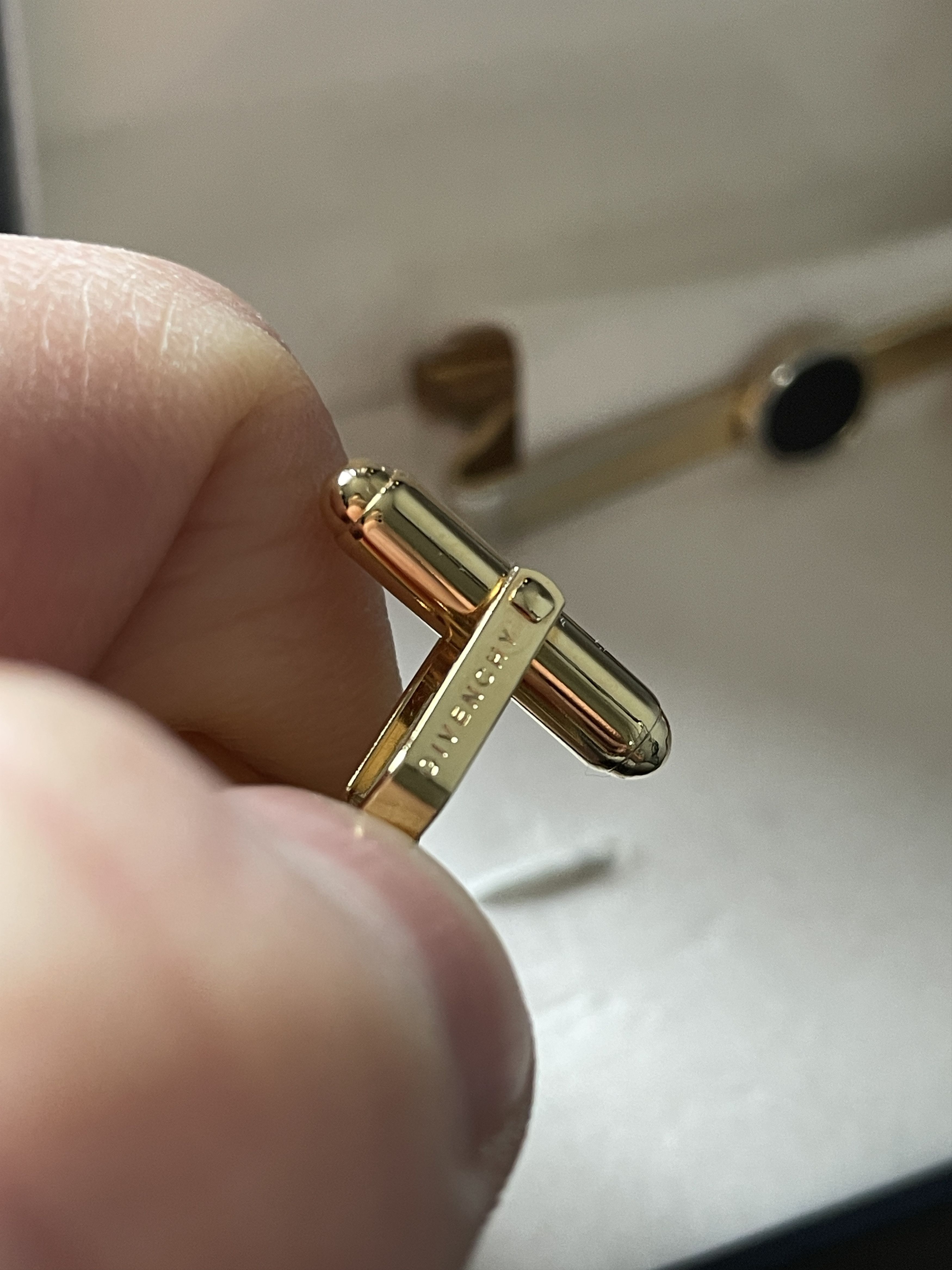 Givenchy VINTAGE GIVENCHY CUFFLINKS TIE CLIPS SET Size ONE SIZE - 6 Thumbnail