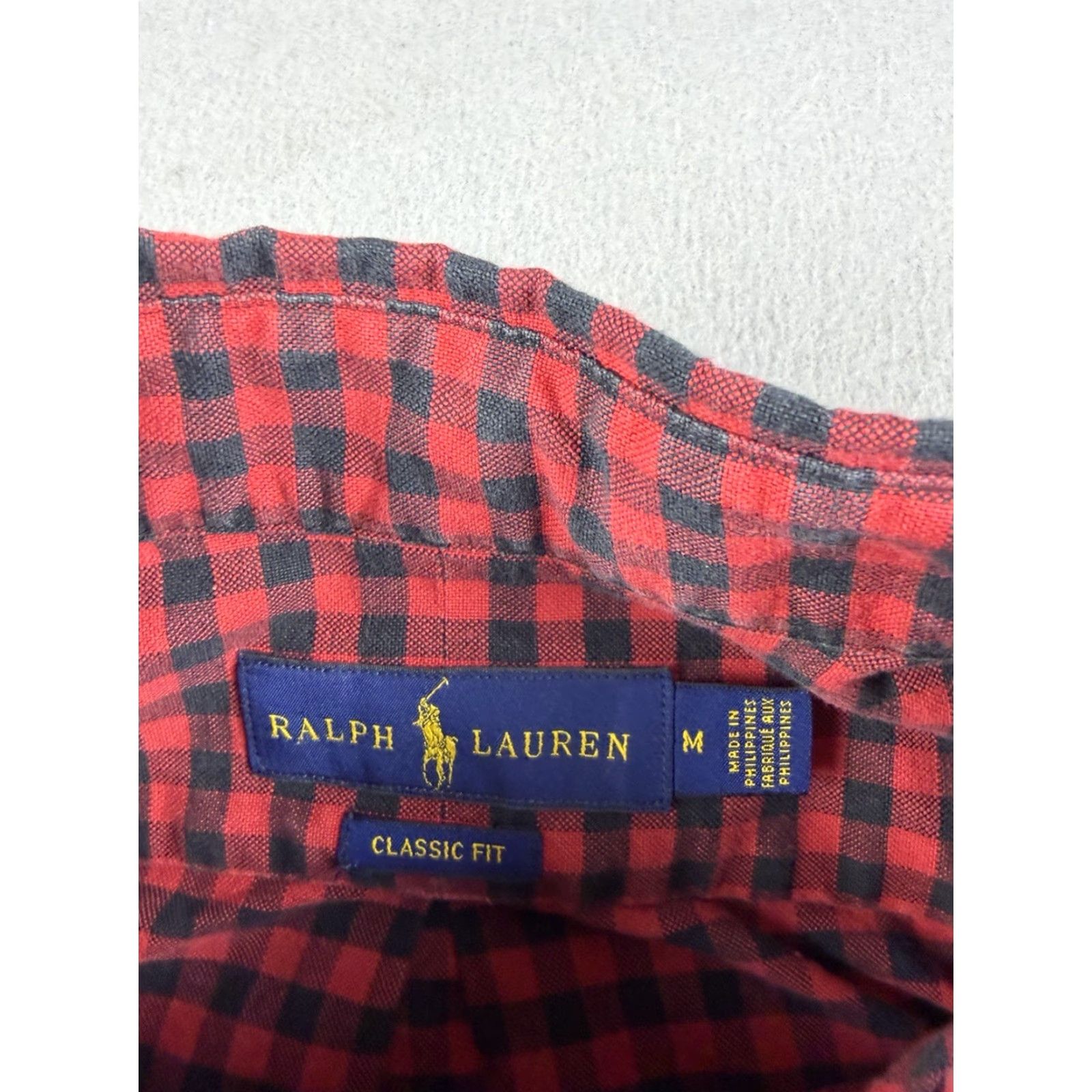 Polo Ralph Lauren VINTAGE Polo Ralph Lauren Shirt Men’s M Buffalo Plaid Button-Down Classic Fit Pony Size US M / EU 48-50 / 2 - 3 Thumbnail