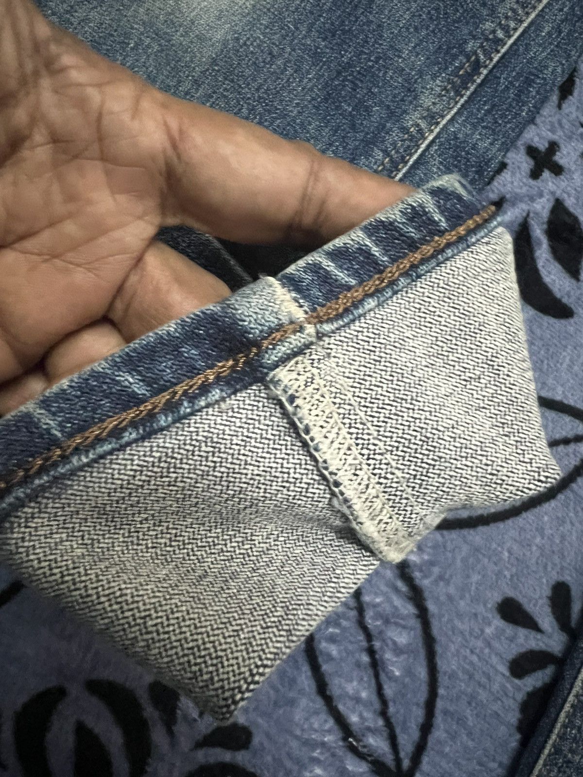 Vintage × Wrangler Wrangler USA - vintage 90’s distressed Size US 29 - 9 Thumbnail