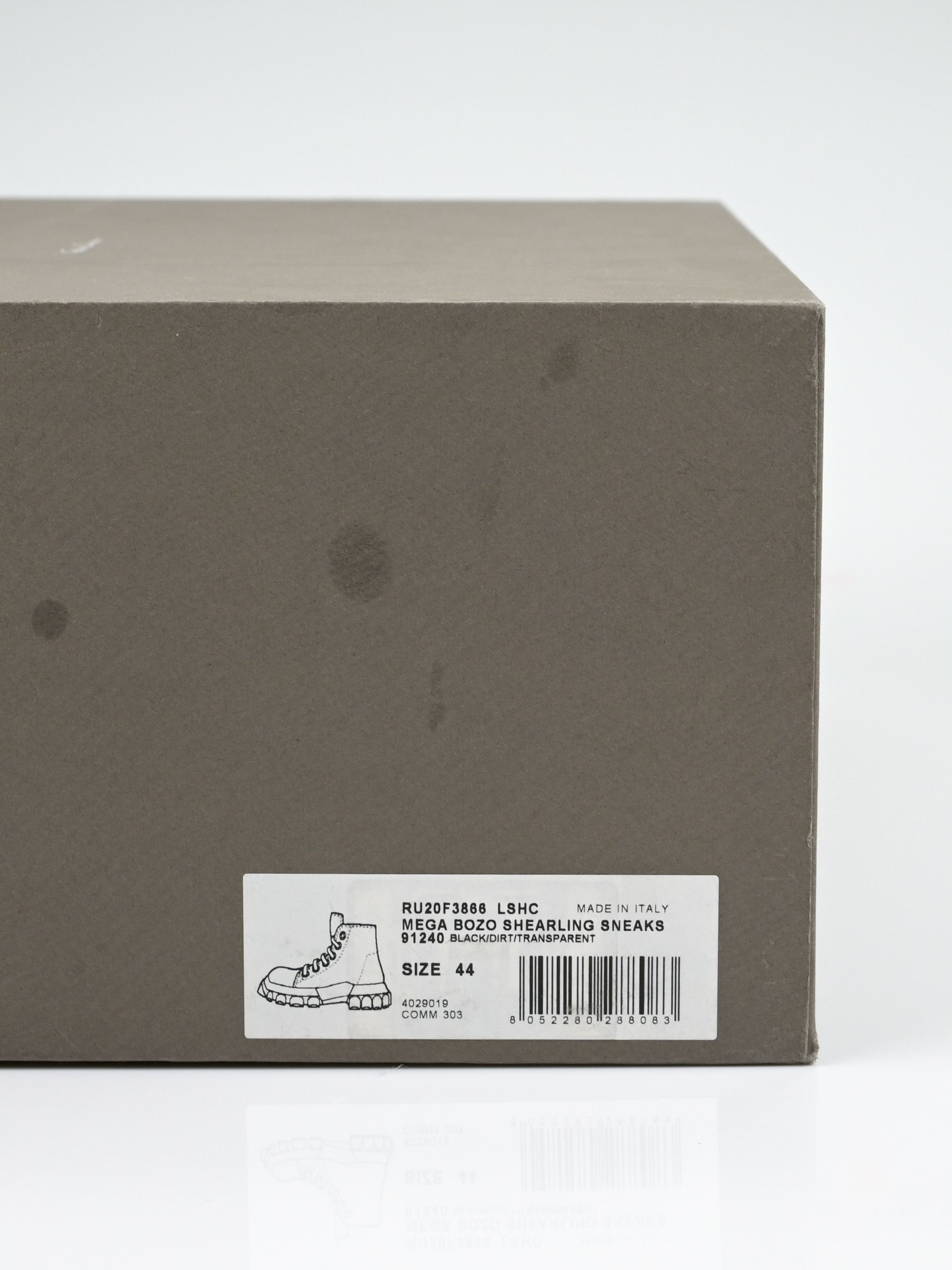 Rick Owens Shearling Mega Bozo Tractor Boots Size US 11 / EU 44 - 18 Thumbnail