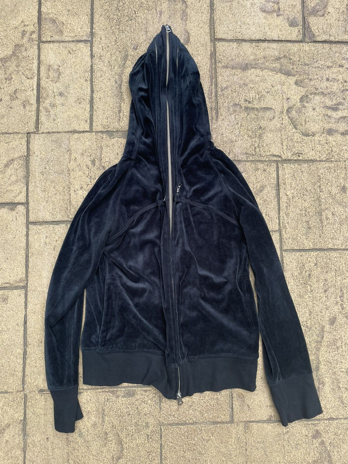 PPFM × Seditionaries PPFM Monster Multi Zip Hoodie Velvet Black Medium Size US M / EU 48-50 / 2 - 5 Thumbnail