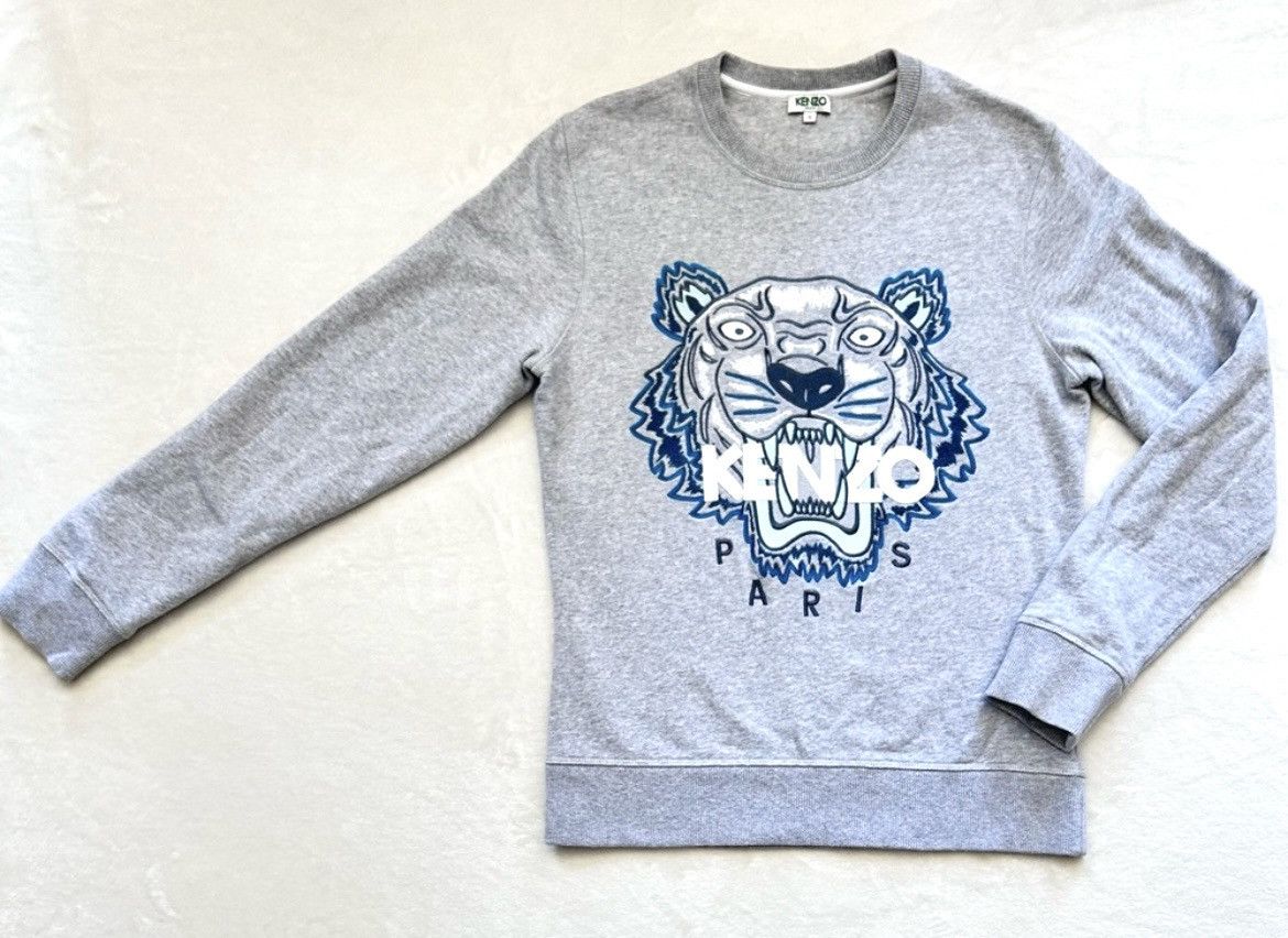 Kenzo Kenzo embroidered tiger sweater size S Size US S / EU 44-46 / 1 - 1 Thumbnail