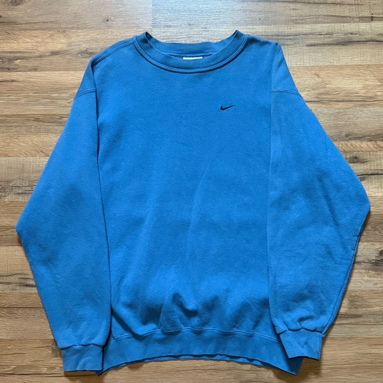 Nike 90s Nike Solo Swoosh Crewneck Sweatshirt Size US M / EU 48-50 / 2 - 1 Thumbnail