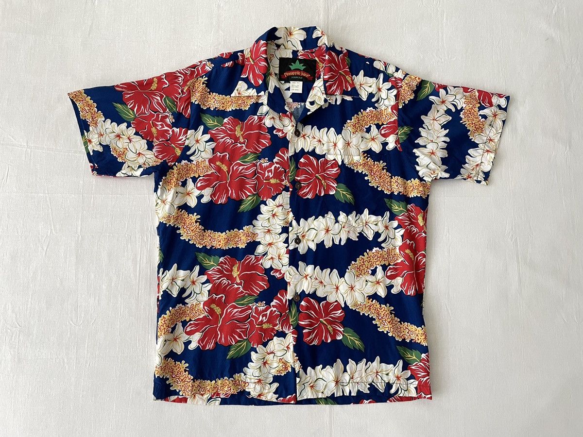 Pineapple Connection Pineapple Juice Rayon Hawaiian Shirts Made in Hawaii Size US S / EU 44-46 / 1 - 2 Thumbnail