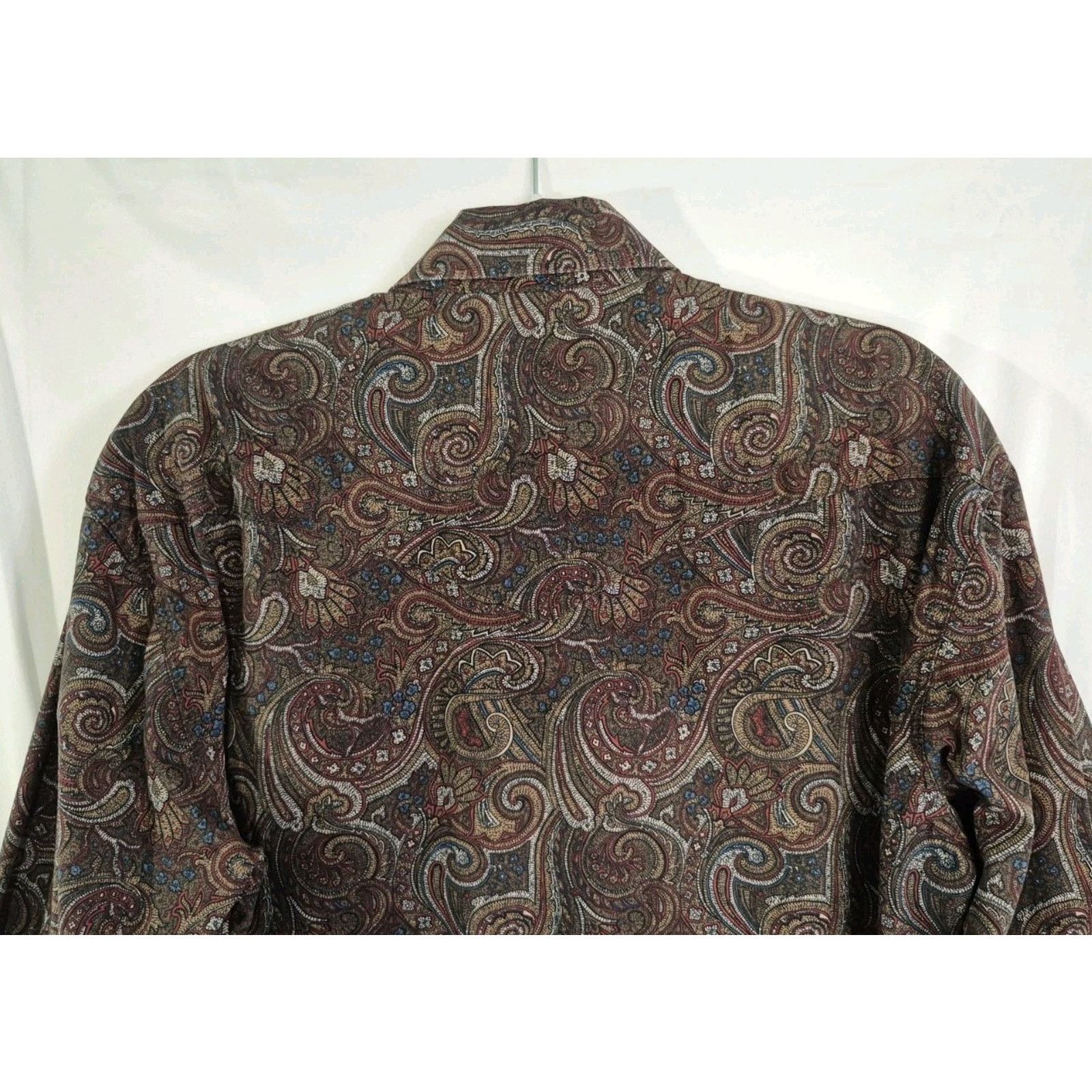 Stetson Stetson Mens Paisley Pearl Snap Western Cowboy Shirt Medium Size US M / EU 48-50 / 2 - 8 Thumbnail