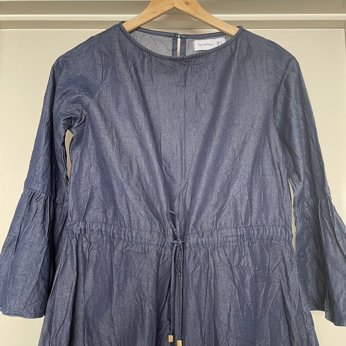 FAITHFULL New Handmade Playsuit - Limited piece -soft light Cotton Size 27" / US 4 / IT 40 - 2 Thumbnail