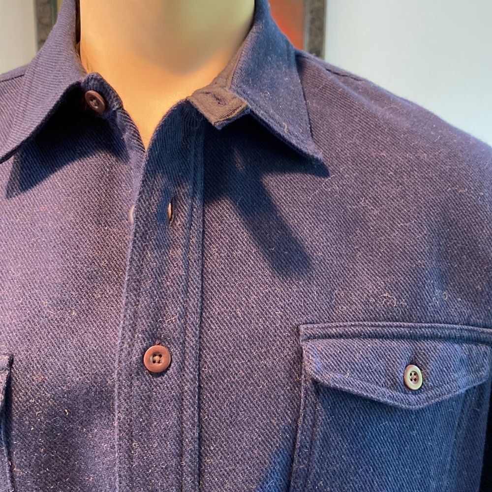 Chimala Chimala Long Sleeve Half Button Down Chest Pockets Thick Fa Size US L / EU 52-54 / 3 - 2 Thumbnail
