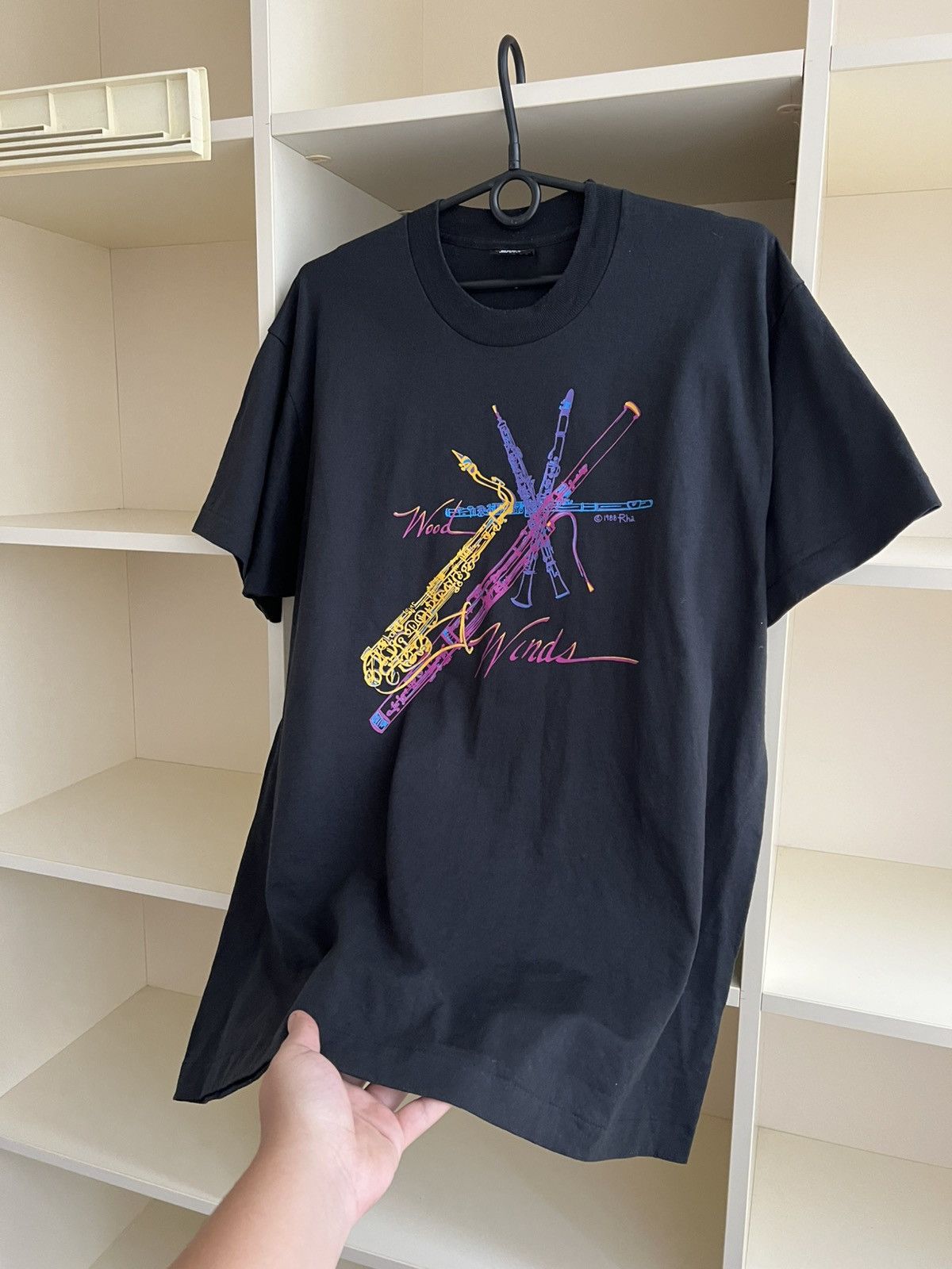 Vintage Vintage 1988 Woodwinds Tee T-Shirt Music Screen Stars Size US XL / EU 56 / 4 - 13 Thumbnail