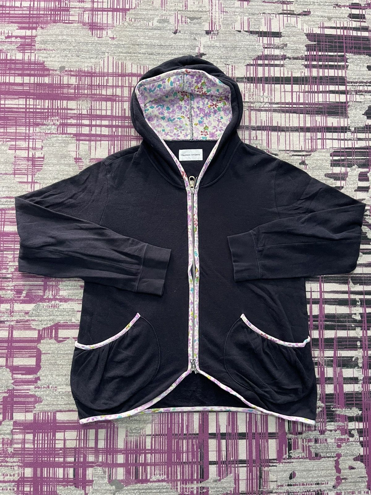 Tsumori Chisato VINTAGE TSUMORI CHISATO BY ISSEY MIYAKE FLORAL HOODIE RARE Size M / US 6-8 / IT 42-44 - 1 Thumbnail