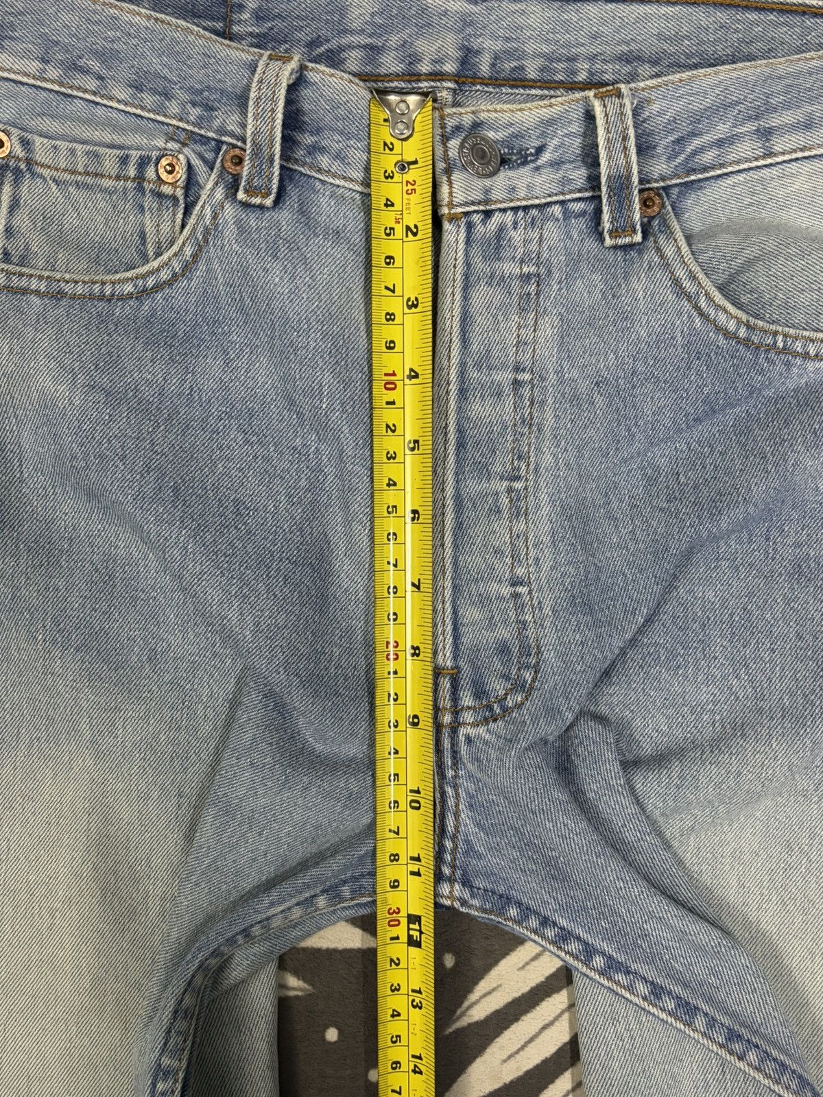 Levi's Vintage 90s Levis 501 Faded Regular Fit Distressed Jeans Size US 30 / EU 46 - 17 Thumbnail