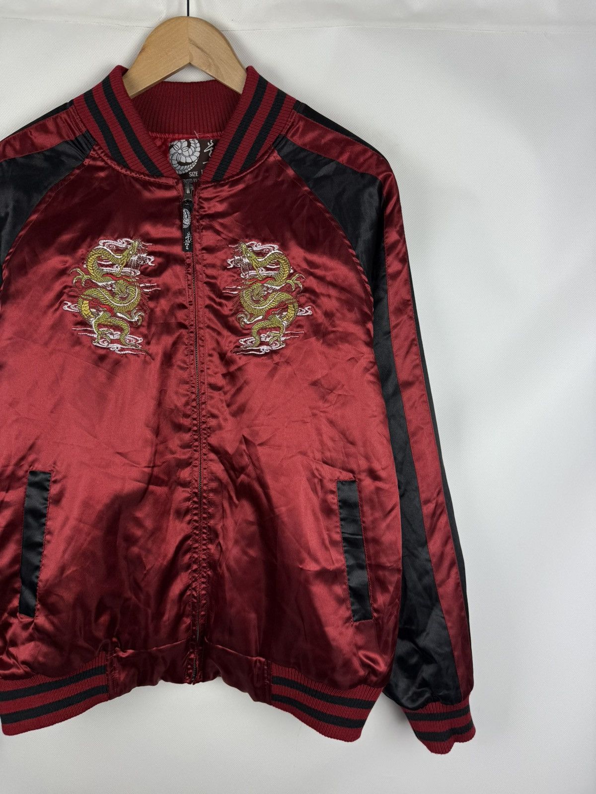 Japanese Brand YDU Co Men’s Japanese Embroidered Bomber Jacket Size L Size US L / EU 52-54 / 3 - 3 Thumbnail
