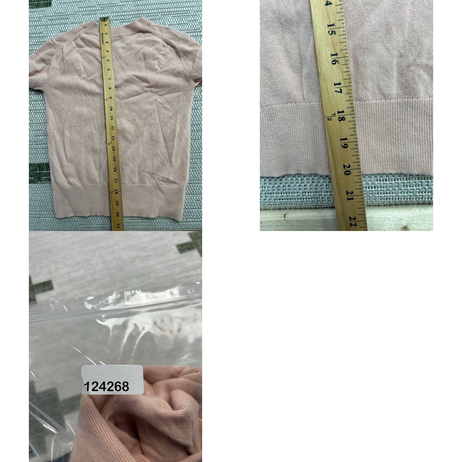Everlane Everlane Cashmere Lantern Sleeve Sweater Womens XS Pink Tight Knit Relaxed Warm Pullover Crew Neck Puff Sleeve Casual Womens Clothing Size XS / US 0-2 / IT 36-38 - 8 Thumbnail