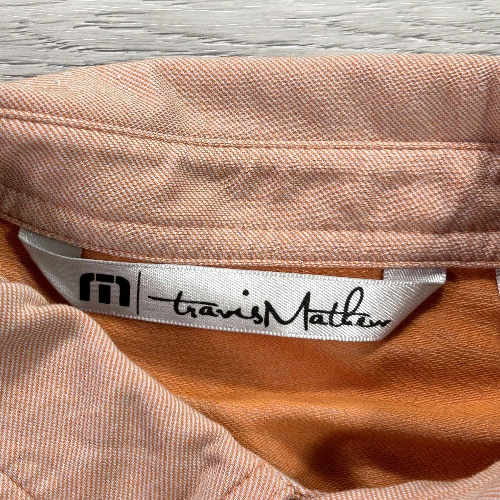 TravisMathew Travis Mathew Polo Shirt Mens Large Pink Stretch Golf Short Sleeve Shirt Size US S / EU 44-46 / 1 - 6 Thumbnail