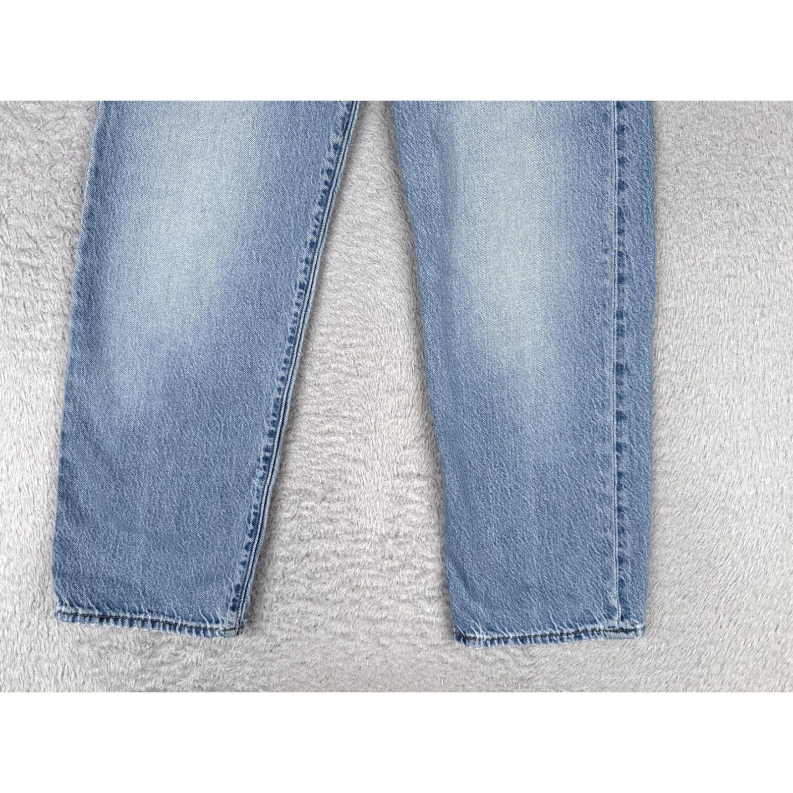 Levi's VINTAGE Levis Ribcage Straight Jeans Womens 26 Blue High Rise Button Fly 24x26 Size 26" / US 2 / IT 38 - 2 Thumbnail