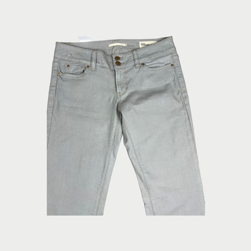 Gap Gap | Low Rise Straight Leg Jeans Gray | Size : 27 / 4 NWT Size 27" / US 4 / IT 40 - 4 Thumbnail