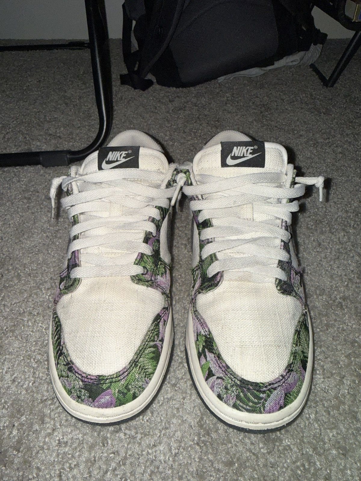 Nike Nike Dunk Low Floral Tapestry Size US 9.5 / EU 42-43 - 3 Thumbnail