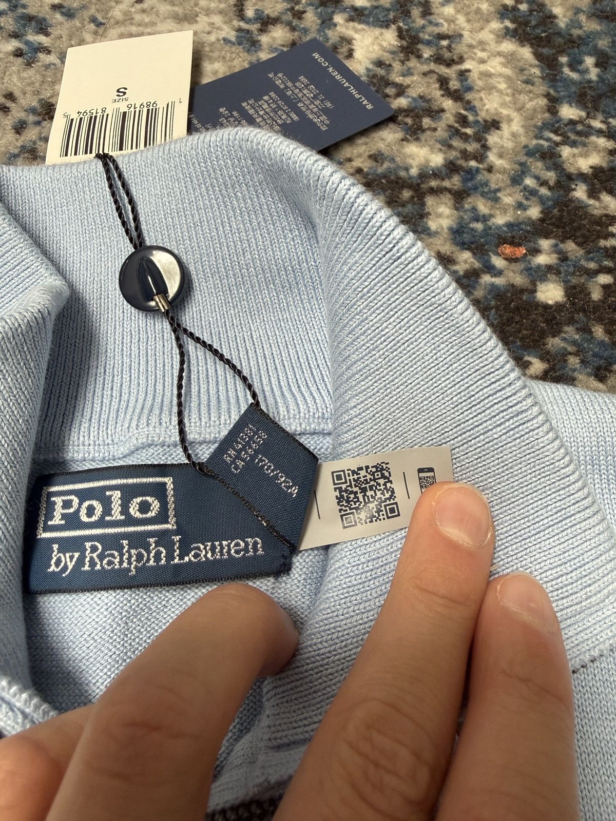 Polo Ralph Lauren Polo ralph lauren light blue quarter zip Size US XS / EU 42 / 0 - 7 Thumbnail