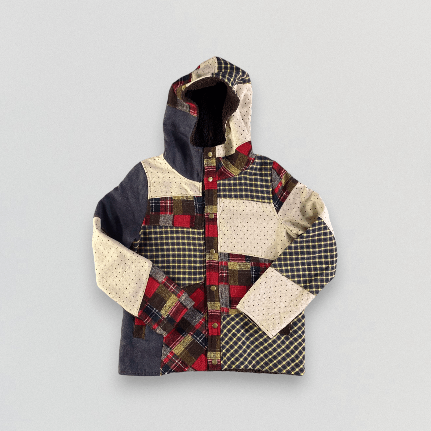 Japanese Brand Japanese Brand Cube Sugar Patchwork Jacket Size US S / EU 44-46 / 1 - 1 Thumbnail