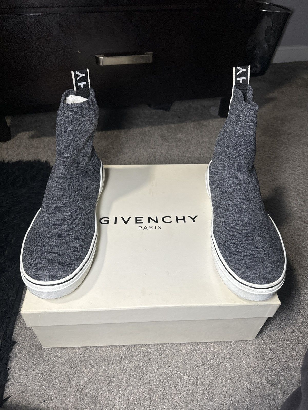 Givenchy Grey George V Givenchy Sock sneakers Size US 10 / EU 43 - 1 Thumbnail