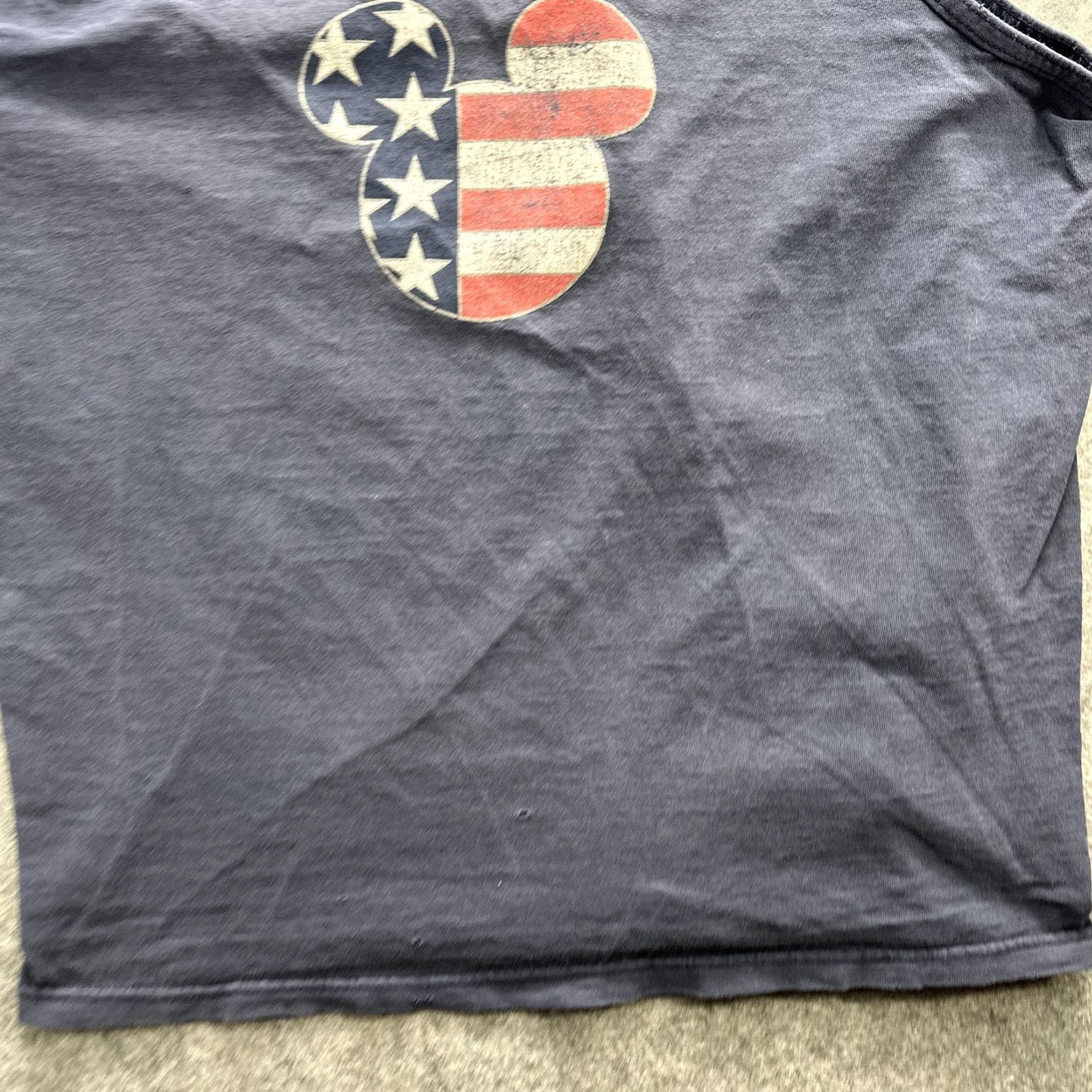 Disney Disney Walt Disney World Shirt Womens Large Blue Mickey Flag Tank Top Patriotic Size L / US 10 / IT 46 - 4 Thumbnail