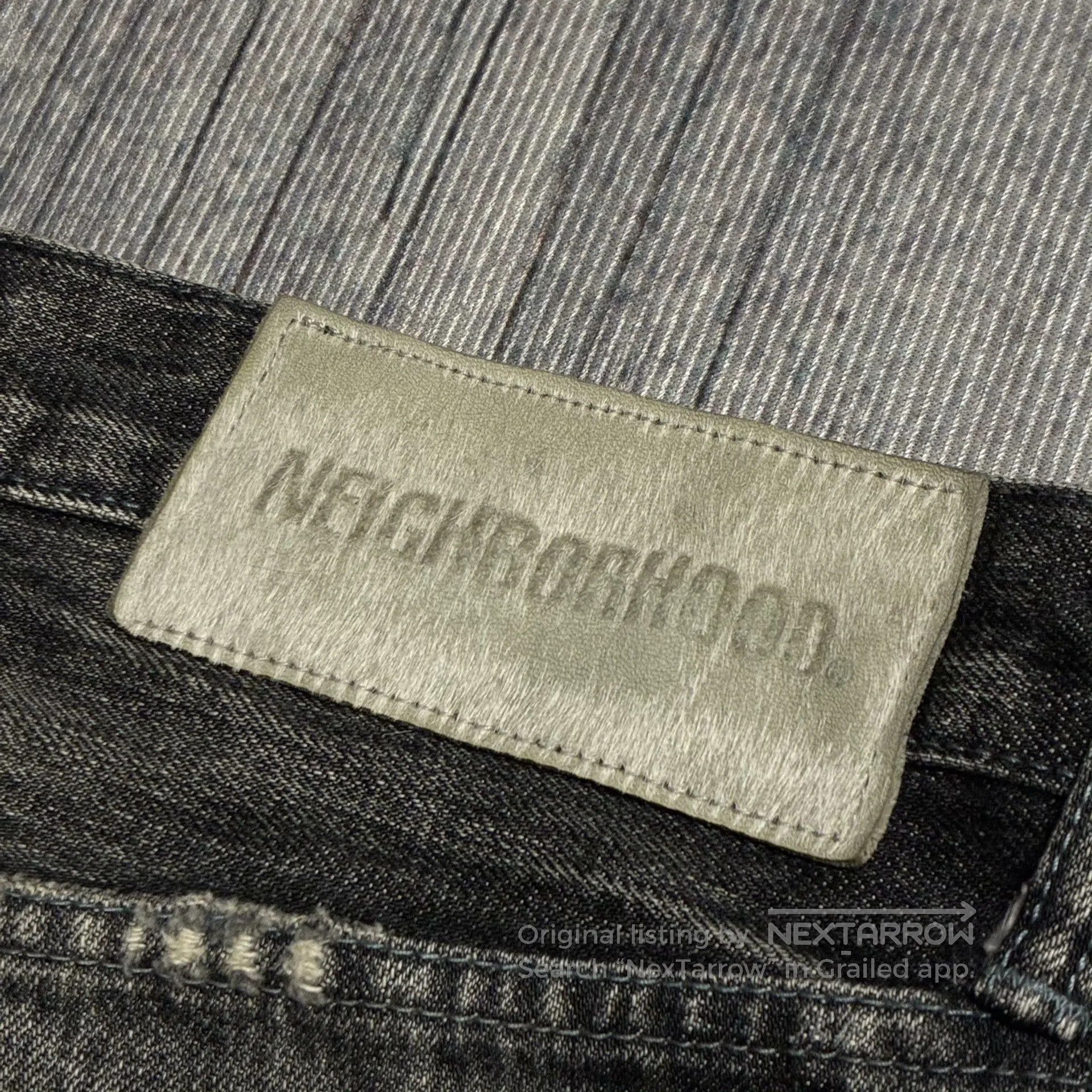 Neighborhood NEIGHBORHOOD 21AW DPB Distressed Jeans. Size US 26 / EU 42 - 5 Thumbnail