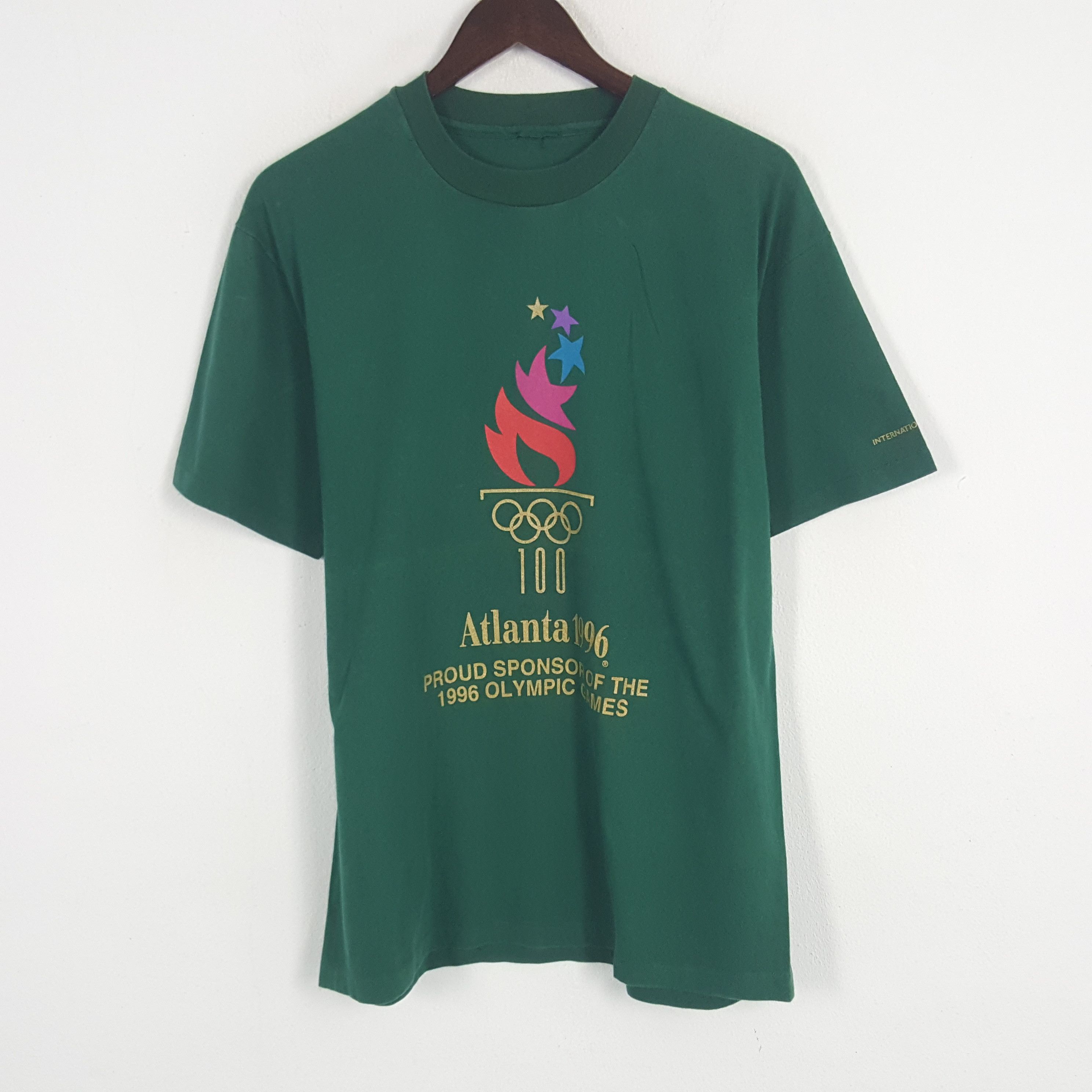 USA Olympics × Vintage Vintage Olympic Atlanta 1996 Tshirt Size US L / EU 52-54 / 3 - 1 Thumbnail