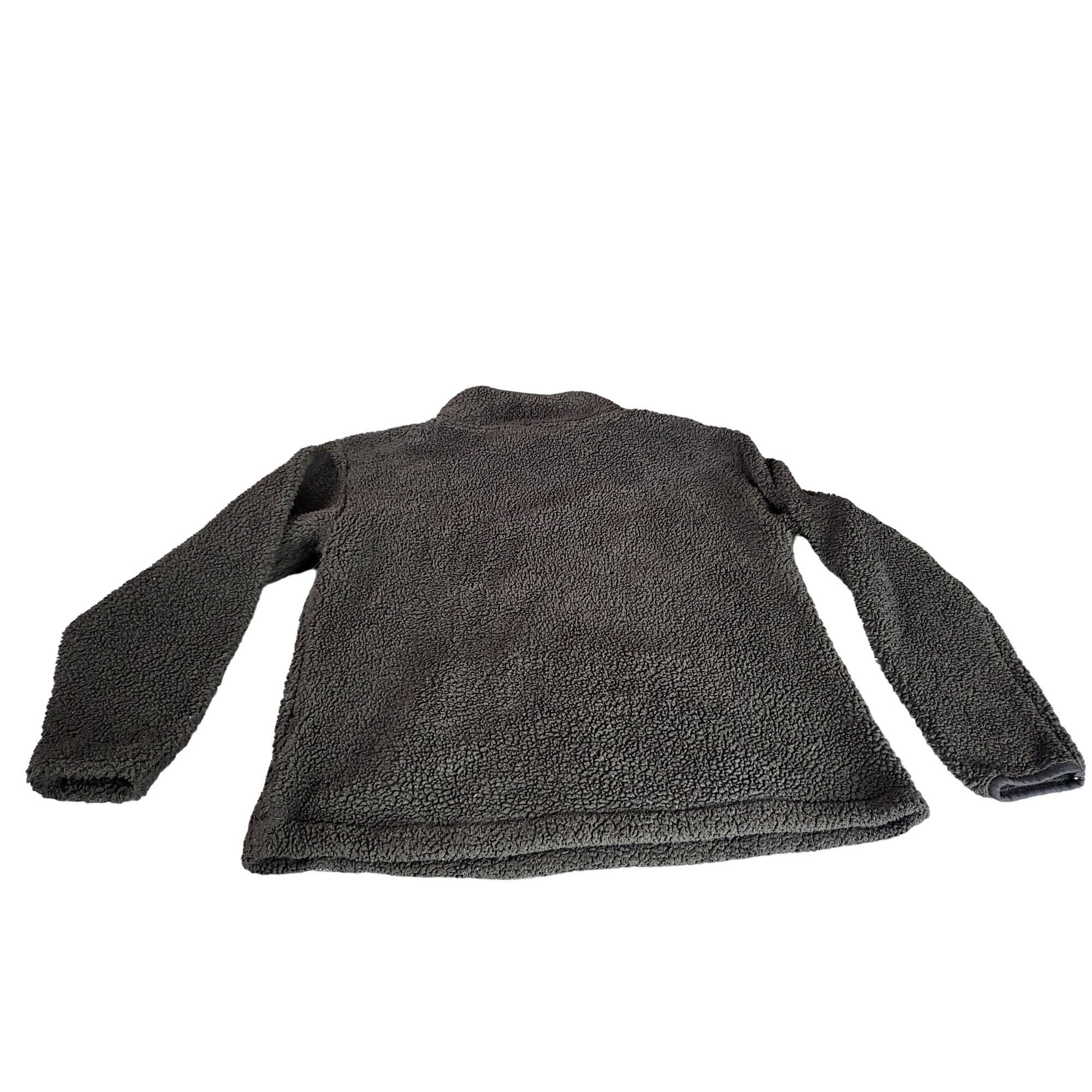 Bebe Bebe Black Faux Shearling Quarter Zip Logo Embroidered Sweat Size M / US 6-8 / IT 42-44 - 8 Thumbnail