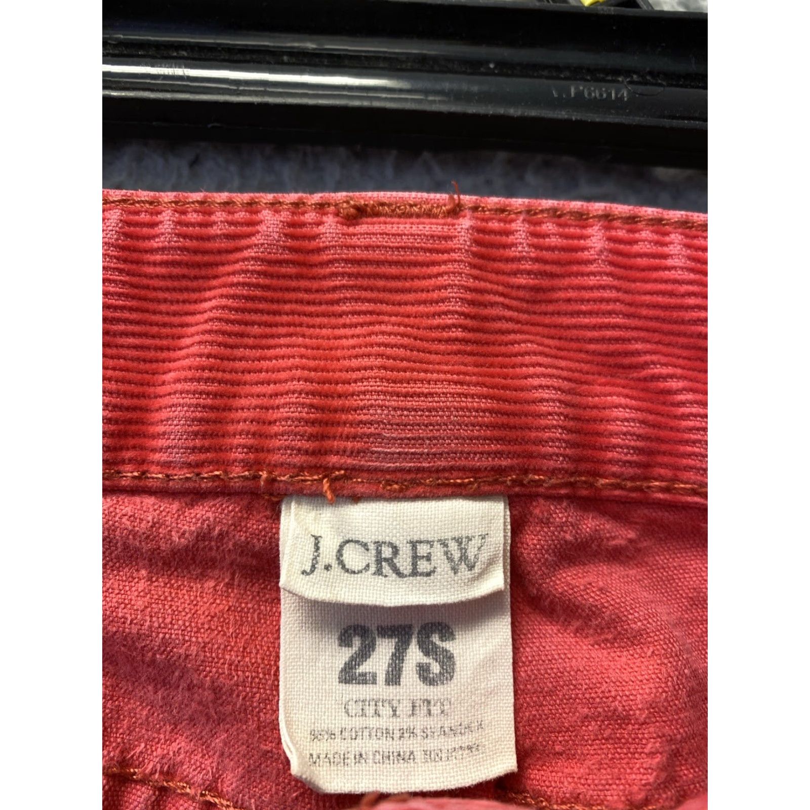 Vintage J Crew Pants 27S Corduroy Modern Straight Deep Pink Straight Stretch 118-8 Size 27" / US 4 / IT 40 - 3 Thumbnail