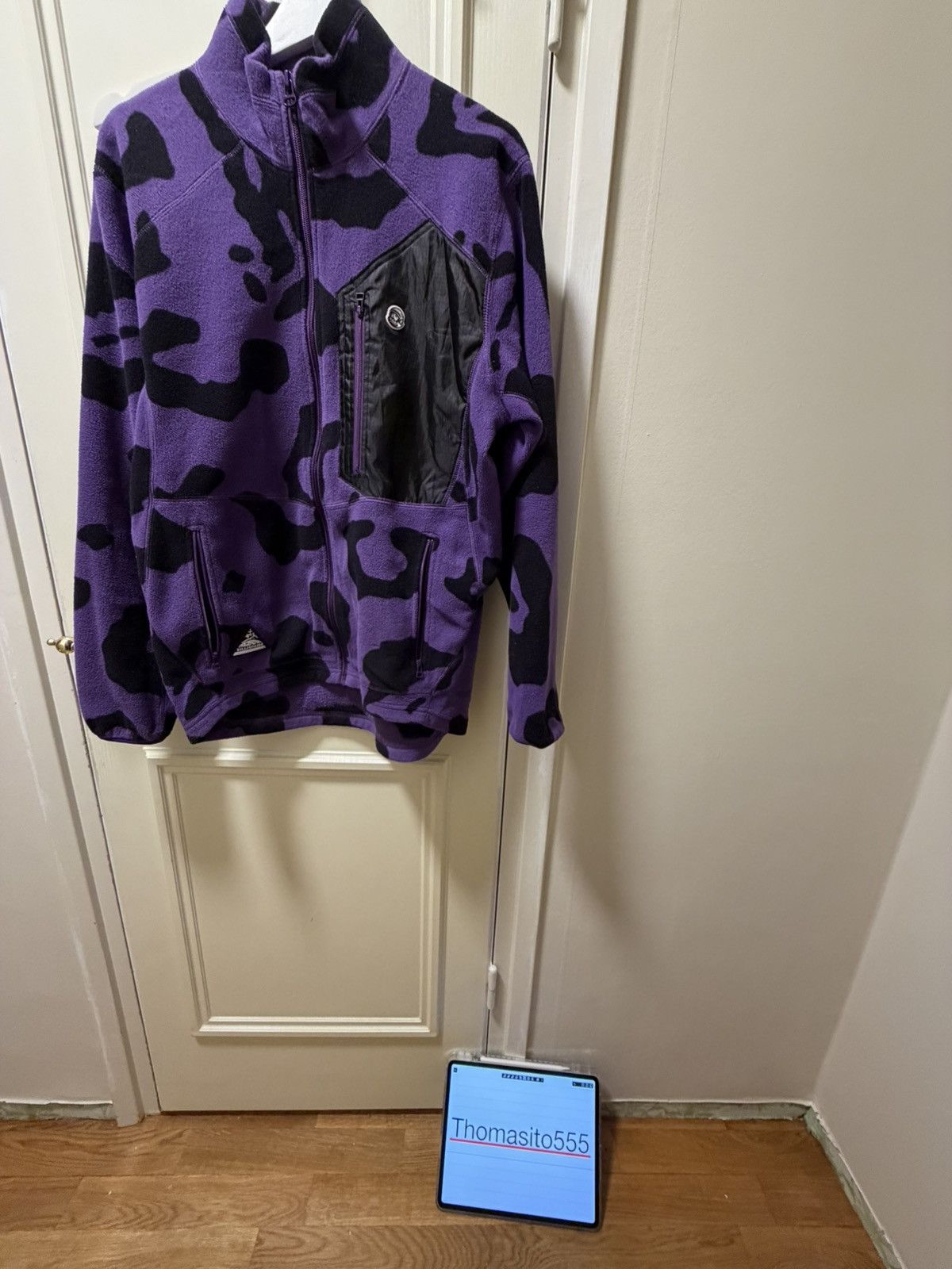 Billionaire Boys Club BBC Purple leopard fleece jacket Size US S / EU 44-46 / 1 - 2 Thumbnail