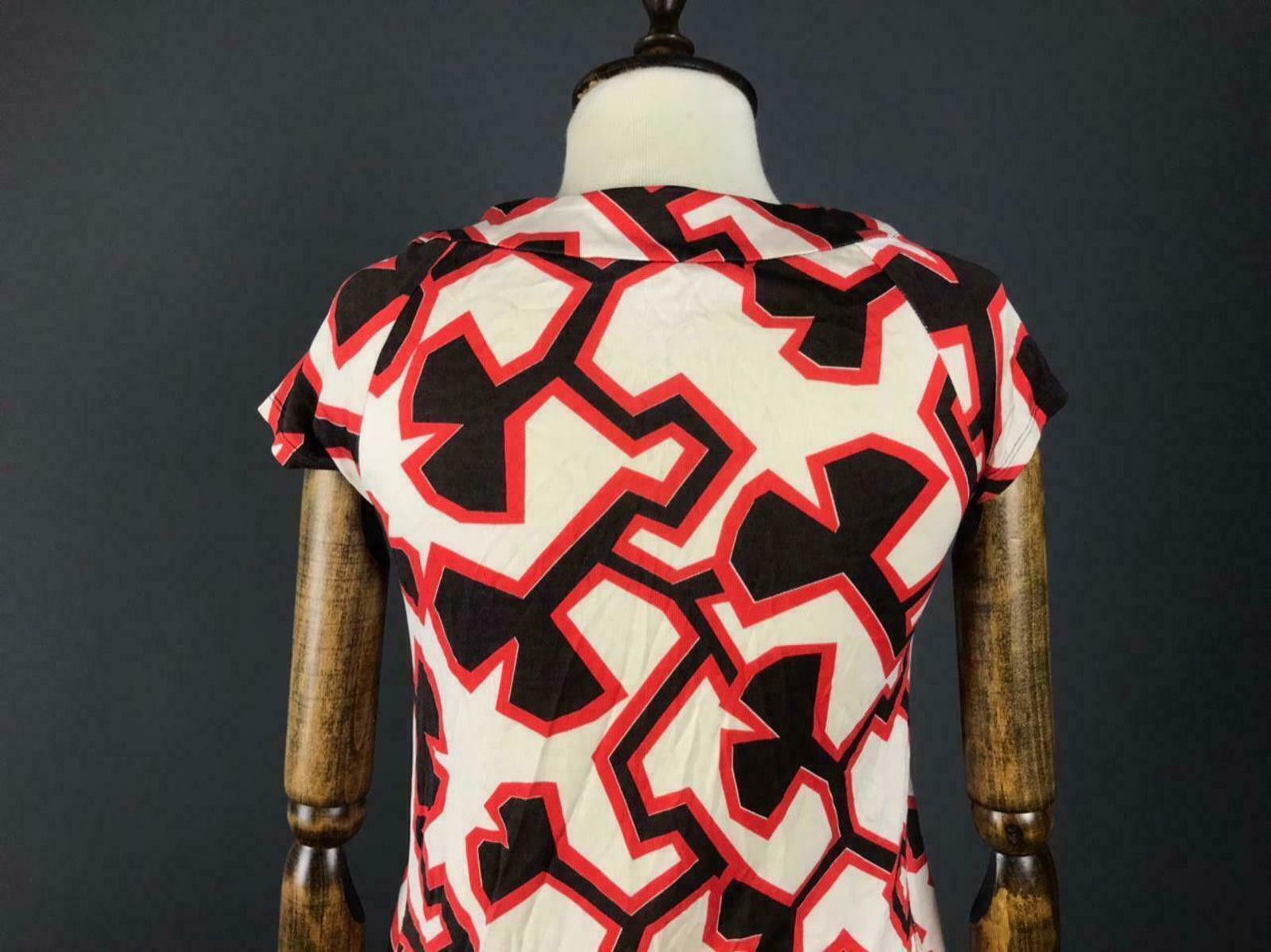 Diane von Furstenberg Ladies Diane Von Furstenberg Short Sleeve Silk Dress Size 2 Size XS / US 0-2 / IT 36-38 - 6 Thumbnail