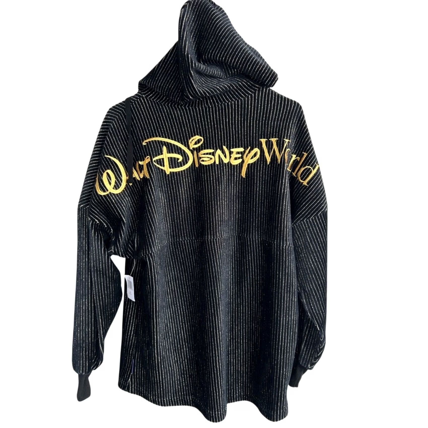 Disney Walt Disney 50th Anniversary Luxe Corduroy Black Spirit Jersey XS Hoodie Unisex Adults Pullover Mens Womens Girls Boys Size XS / US 0-2 / IT 36-38 - 2 Thumbnail