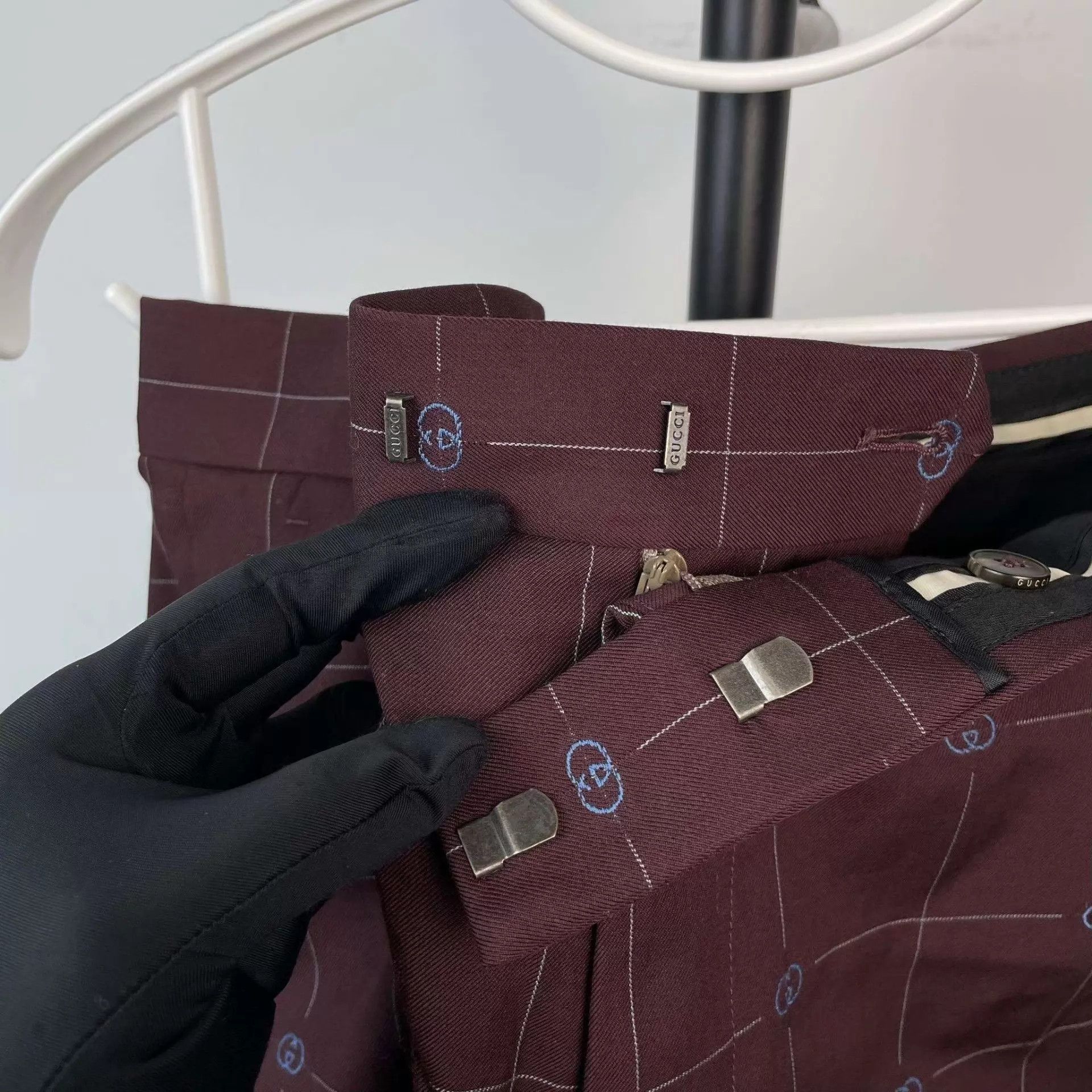 Gucci Gucci Pants Wine Red 175/92A 95 New Size US 32 / EU 48 - 6 Thumbnail