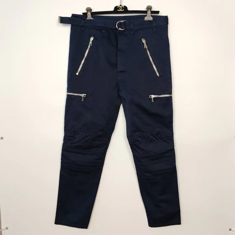 Balmain Balmain Men's Casual Navy Pants Large 0089 Size US 34 / EU 50 - 1 Thumbnail