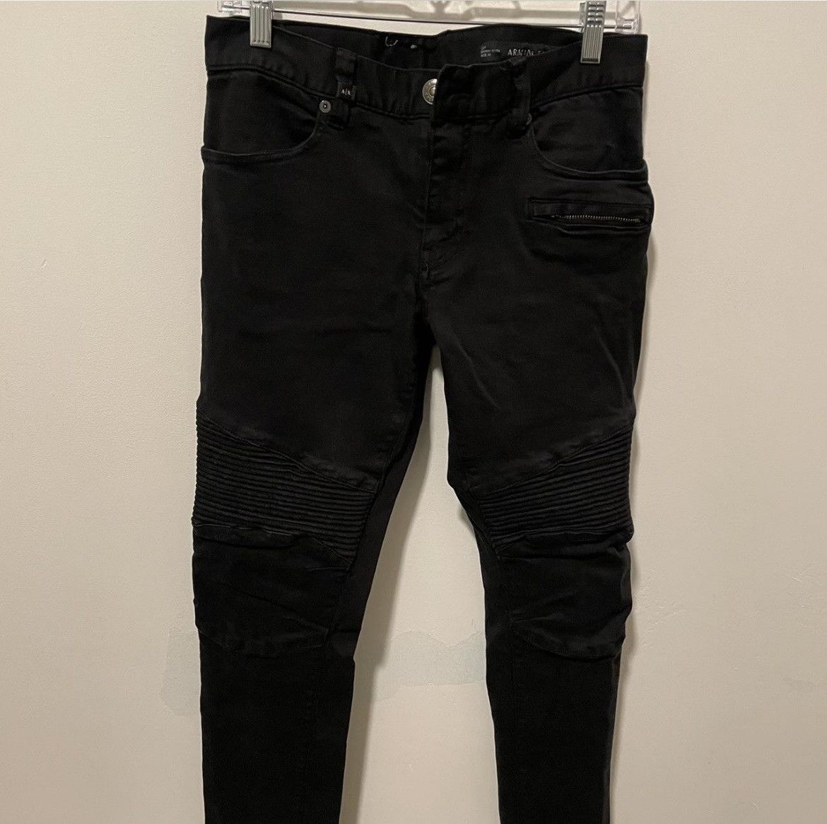 Armani Exchange Armani Exchange J27 Skinny Biker Jeans Size US 30 / EU 46 - 1 Thumbnail