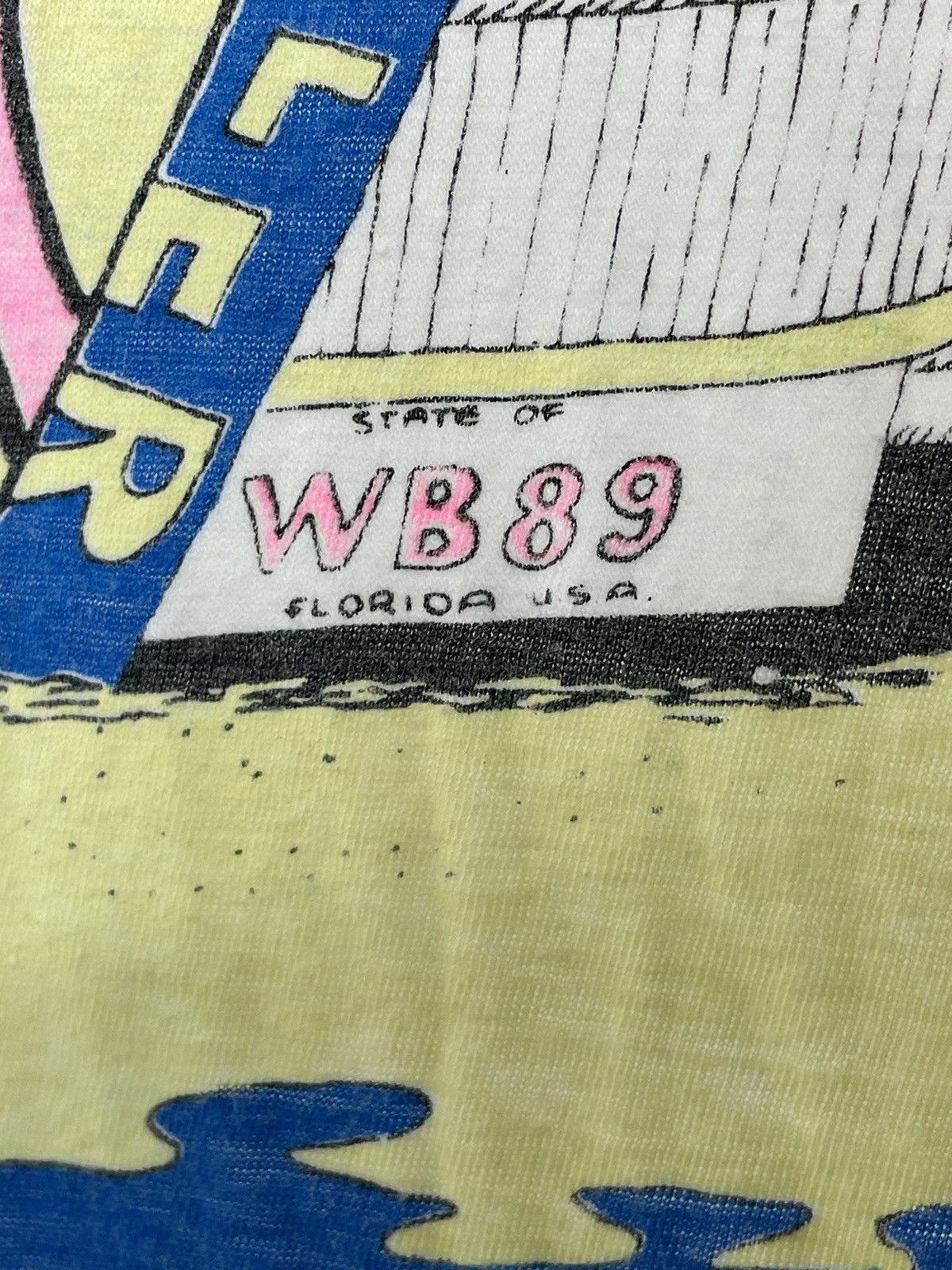 Band Tees × Vintage Hawaii t-shirt vintage 90s surfboard 🏄 Size US L / EU 52-54 / 3 - 8 Thumbnail