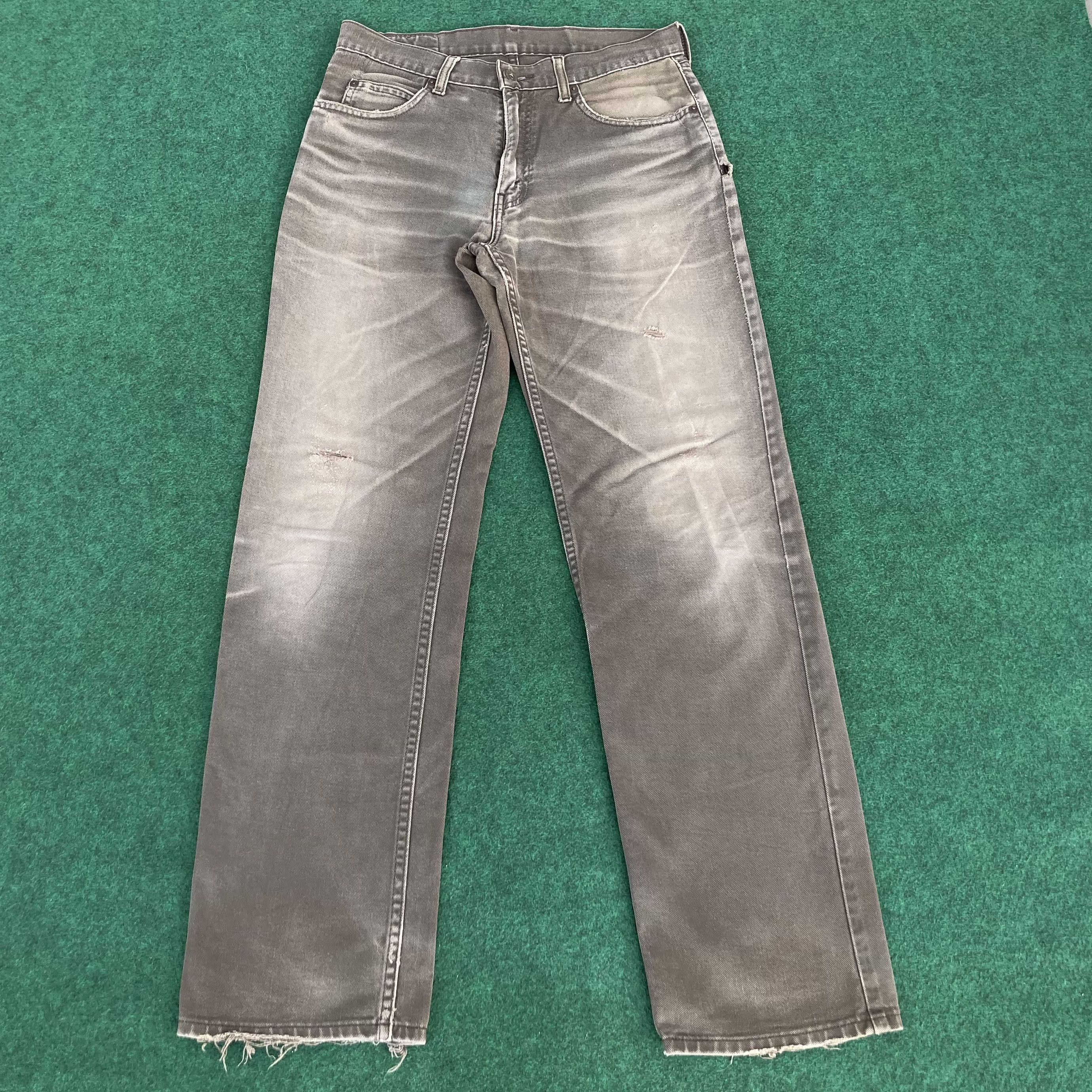 Levi's × Vintage 31x32 Vtg Levis 502 Faded Distressed Ripped Punk Sz 31 Jeans Size US 31 - 1 Thumbnail