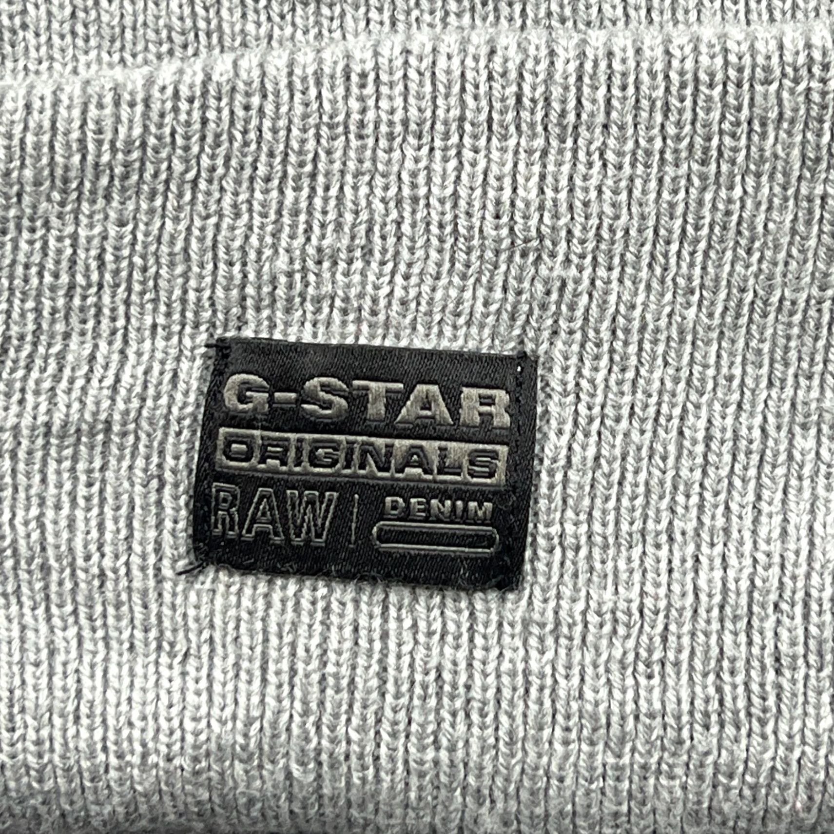 G-Star G-Star Gray Beanie Unisex Adults One Size OSFA Cuffed Stretch Knitted Size ONE SIZE - 5 Thumbnail