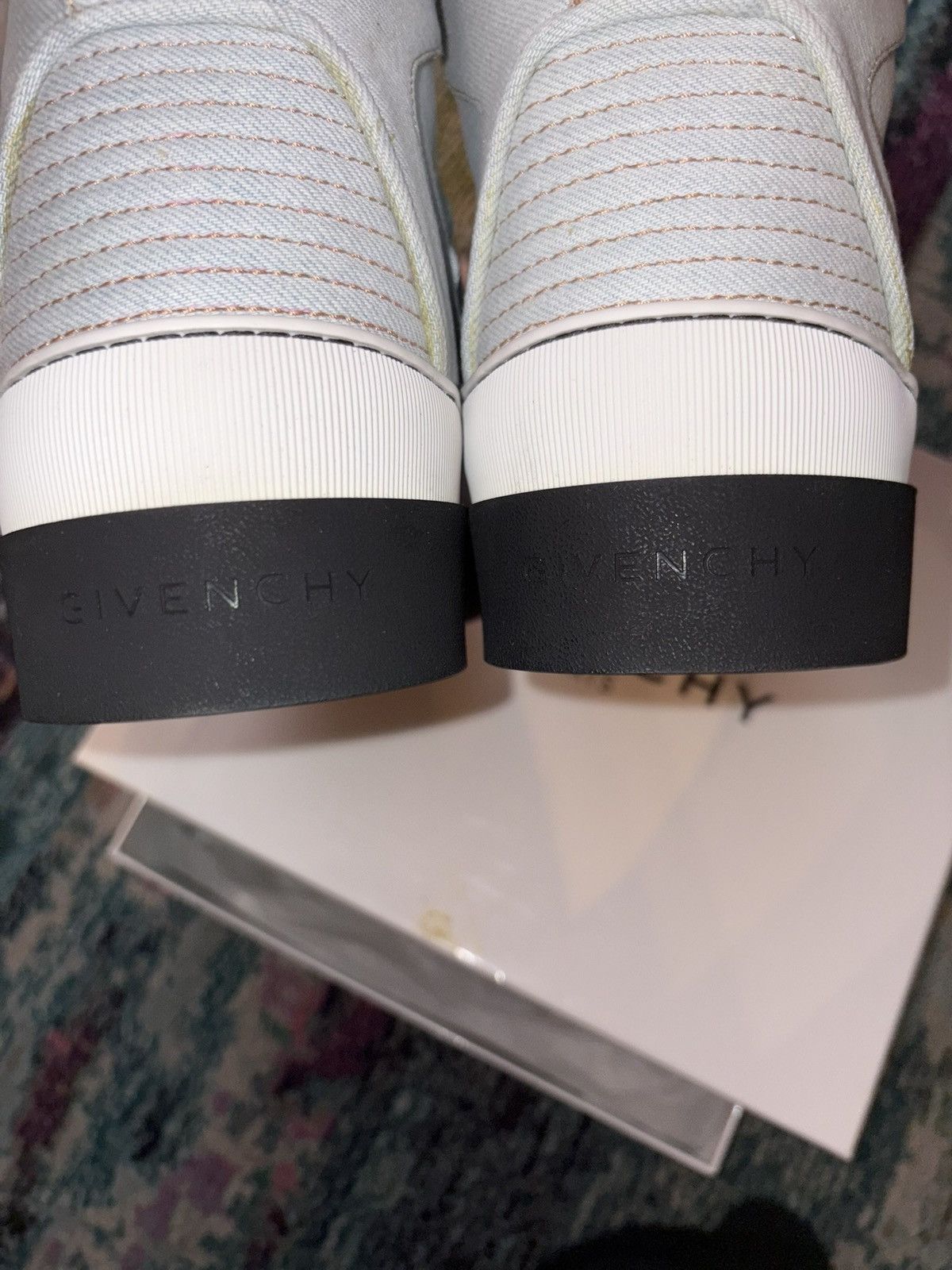 Givenchy 2016 DS GIVENCHY DENIM TYSON SNEAKERS Size US 13 / EU 46 - 7 Thumbnail