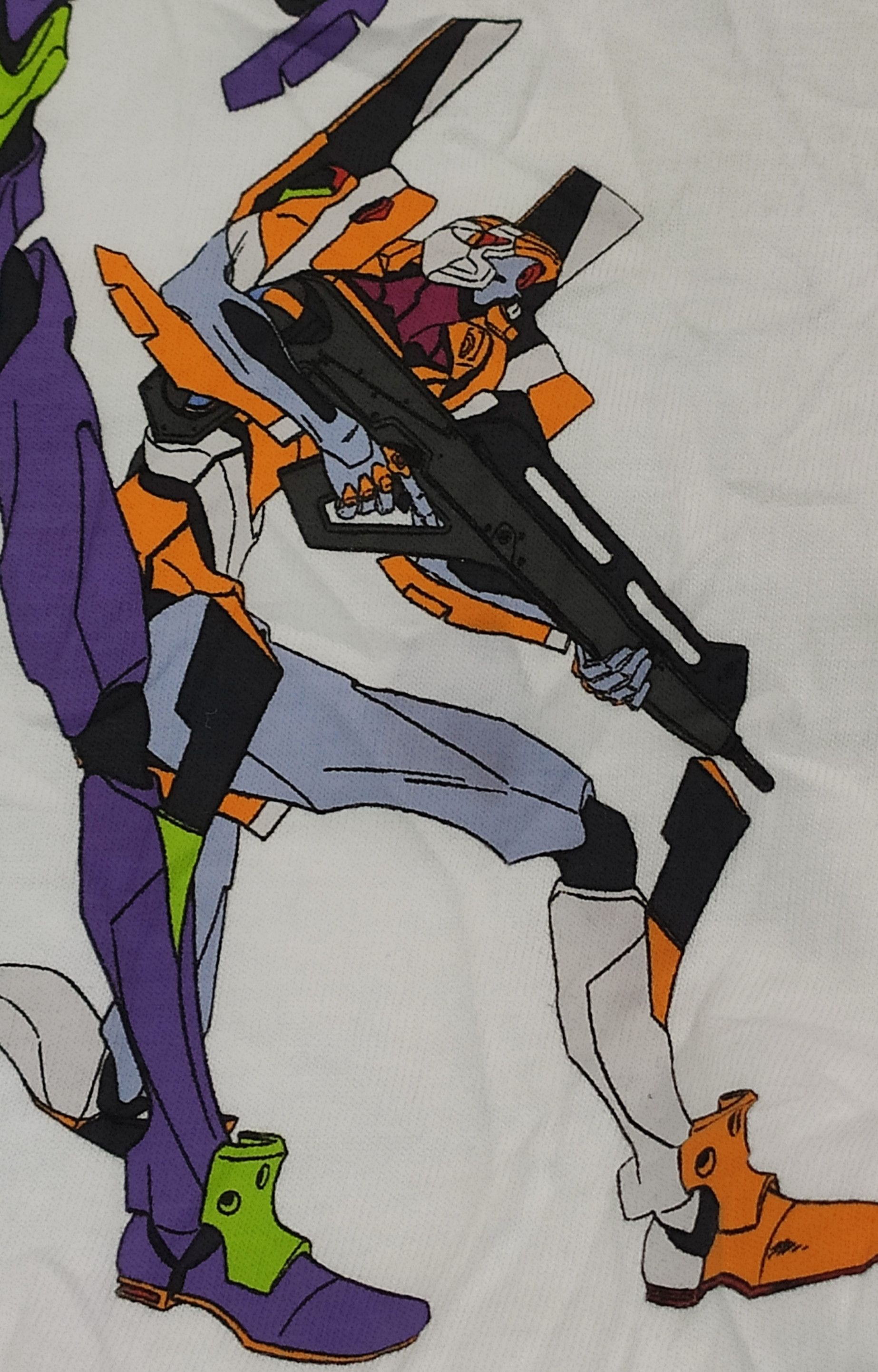Anime Neon Genesis Evangelion Uniqlo T-shirt XXL fits XL Size US XXL / EU 58 / 5 - 4 Thumbnail