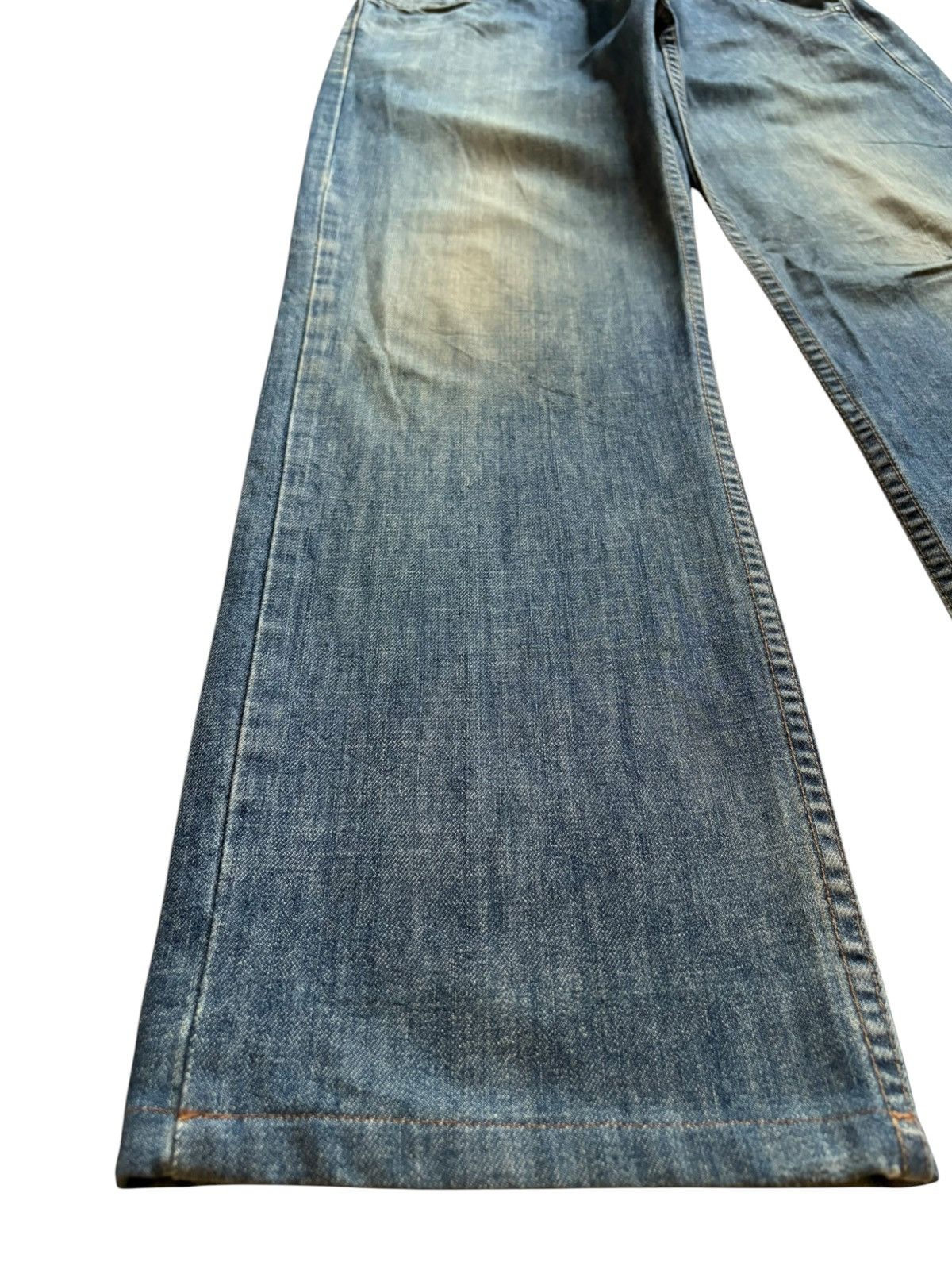 Stussy Vintage Stüssy Mud Wash Distressed Loose Baggy Jeans Size US 33 - 6 Thumbnail