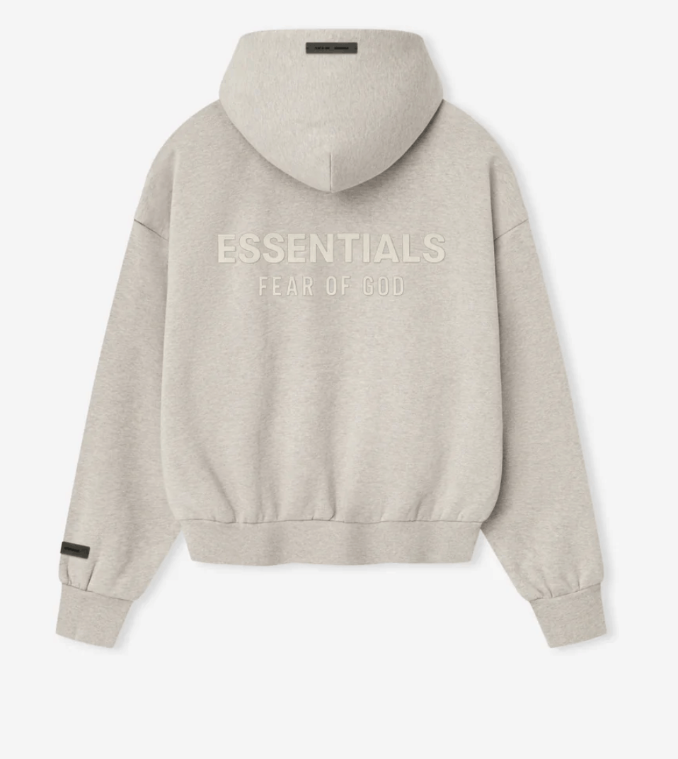 Fear of God Fear of God Essentials Classic Zip Up Hoodie Heather Stone S Size US S / EU 44-46 / 1 - 1 Thumbnail