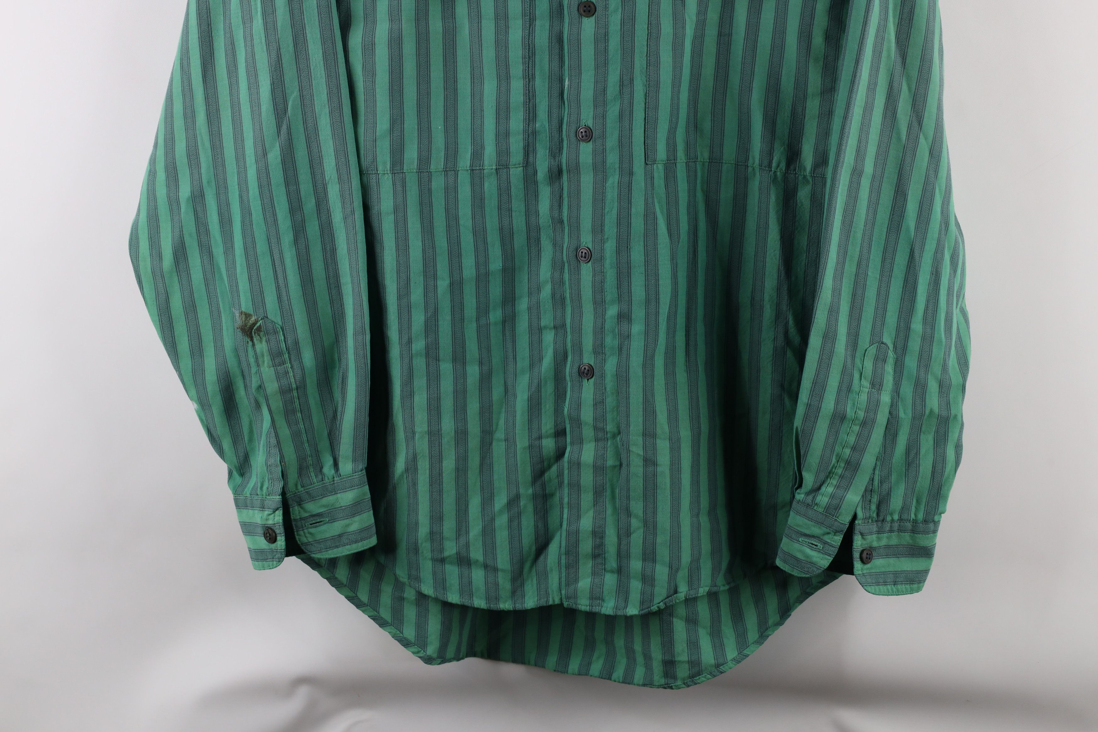 Levi's × Vintage Vintage 80s Levis Silver Label Big E Striped Button Shirt Size US M / EU 48-50 / 2 - 3 Thumbnail