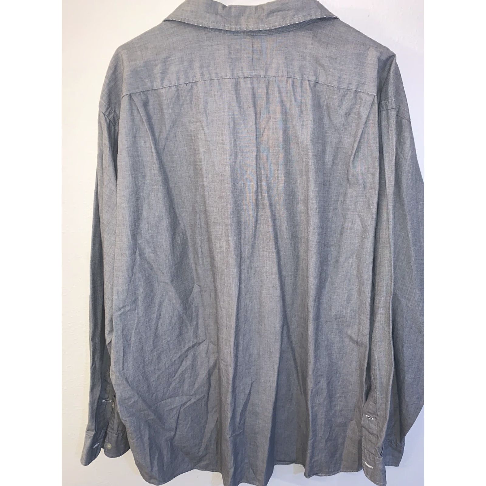 Ralph Lauren Polo Golf Ralph Lauren Lowell Sport Long Sleeve Button Front Shirt 2XL Gray Mens Polo Golf Shirt Size US XXL / EU 58 / 5 - 3 Thumbnail