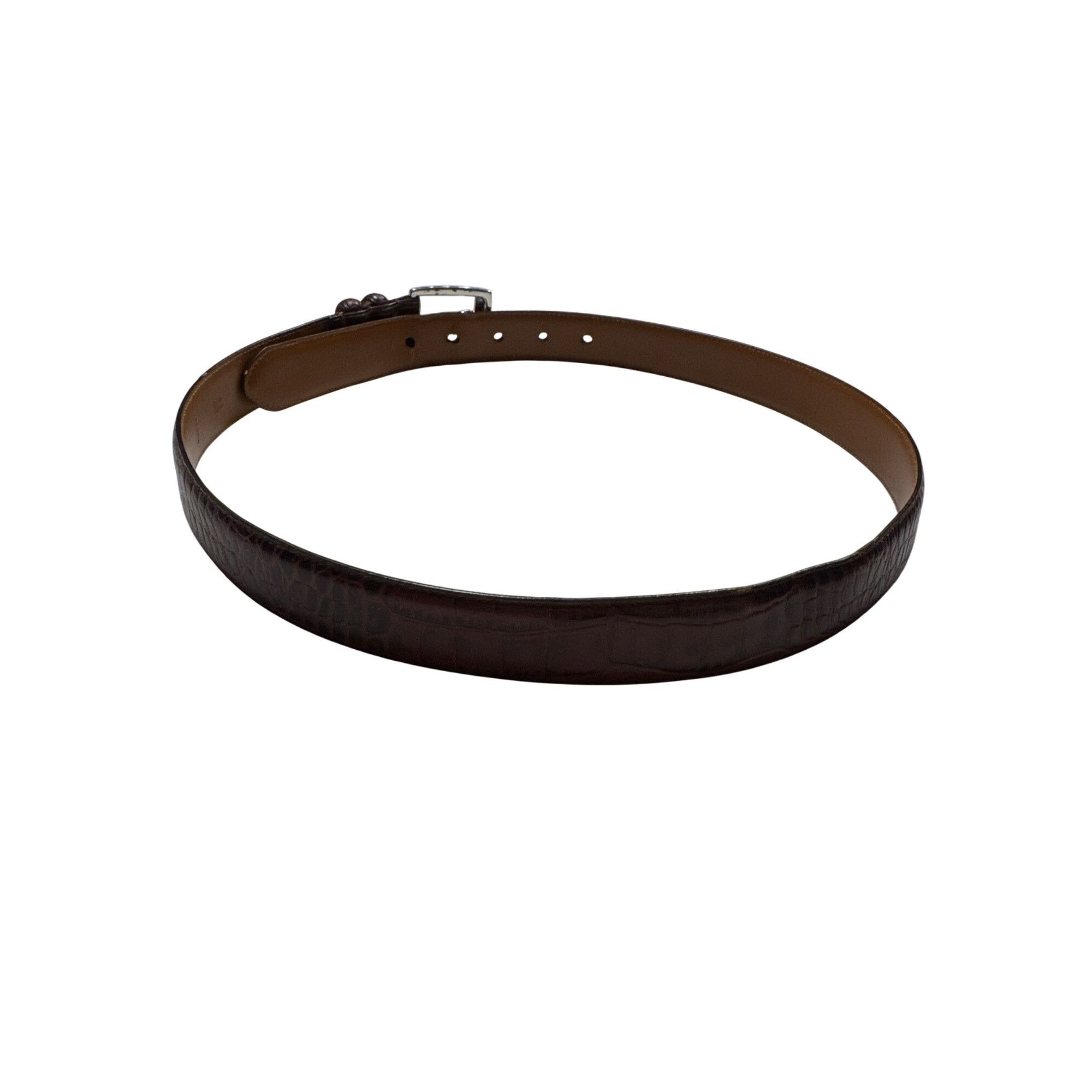 Polo Ralph Lauren Polo Ralph Lauren Brown Italian Leather Dress Belt Unisex Si Size ONE SIZE - 5 Thumbnail